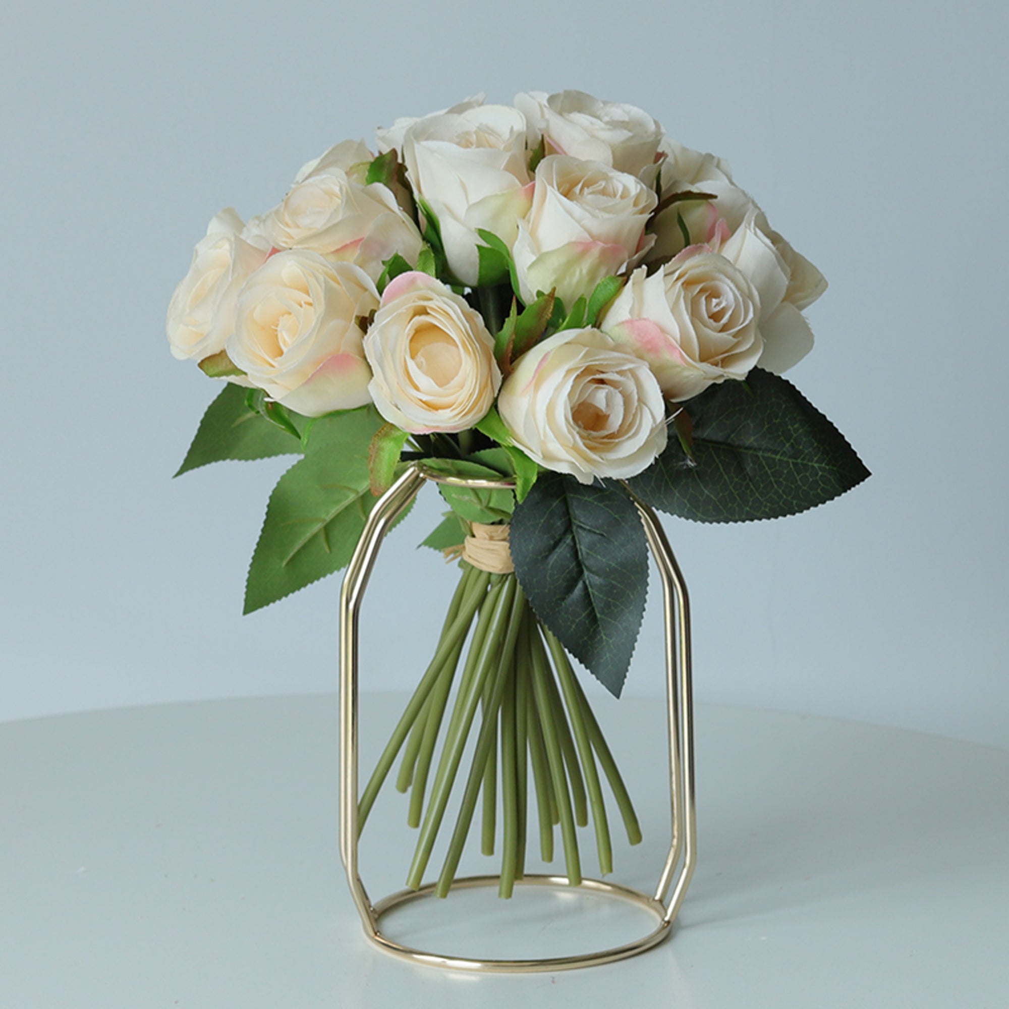 Artificial Silk Rose Buds Bouquet