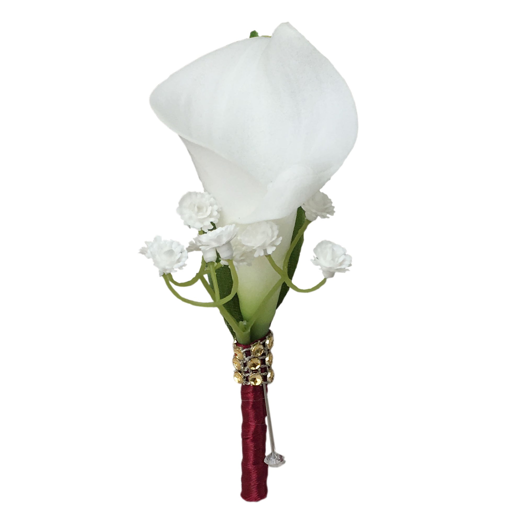 White Flower Bridal Bouquet Fake Calla Lily Bouquets