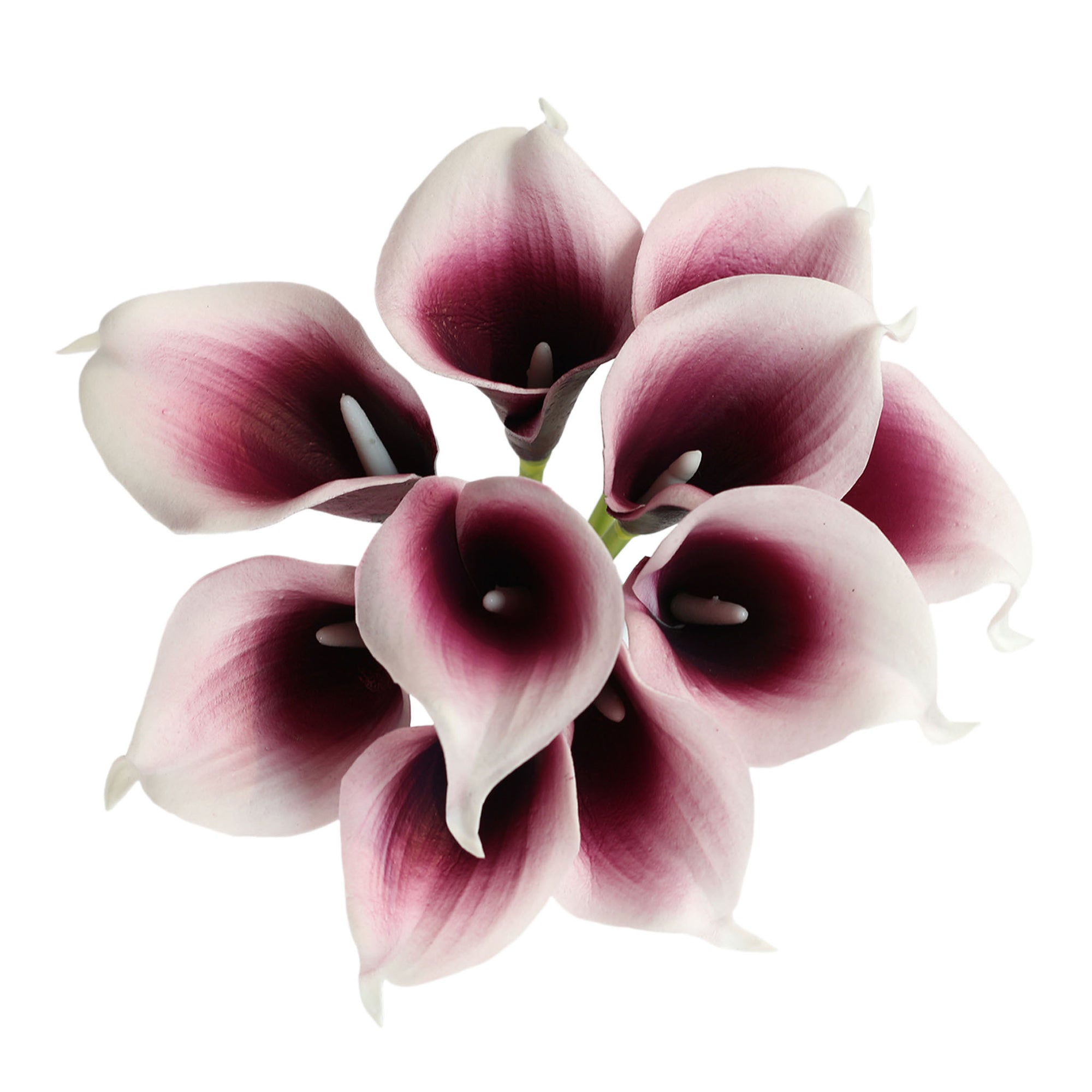 Plum Calla Lily Bouquet Picasso Purple Fake Calla Lilies