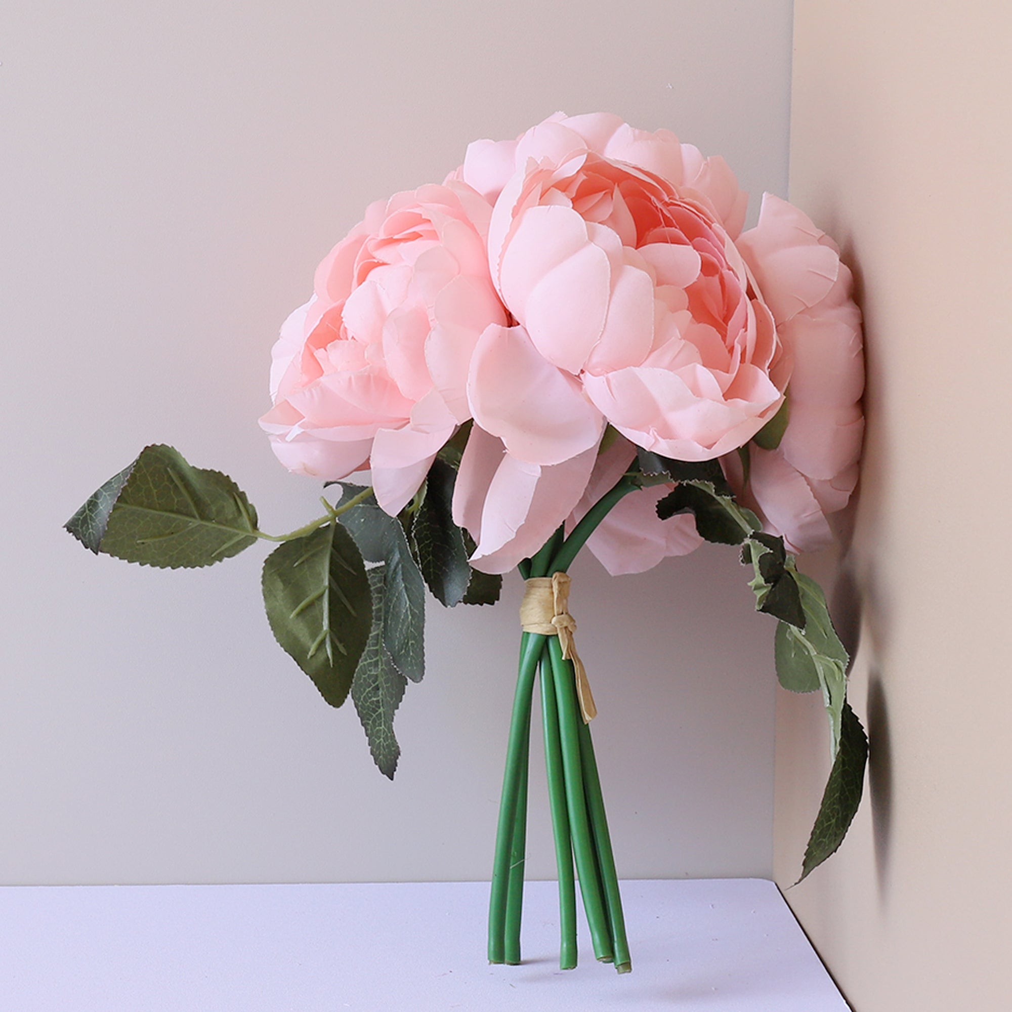 Faux Silk Peony Bouquet Artificial Flower Arrangement Wedding Centerpieces Decor