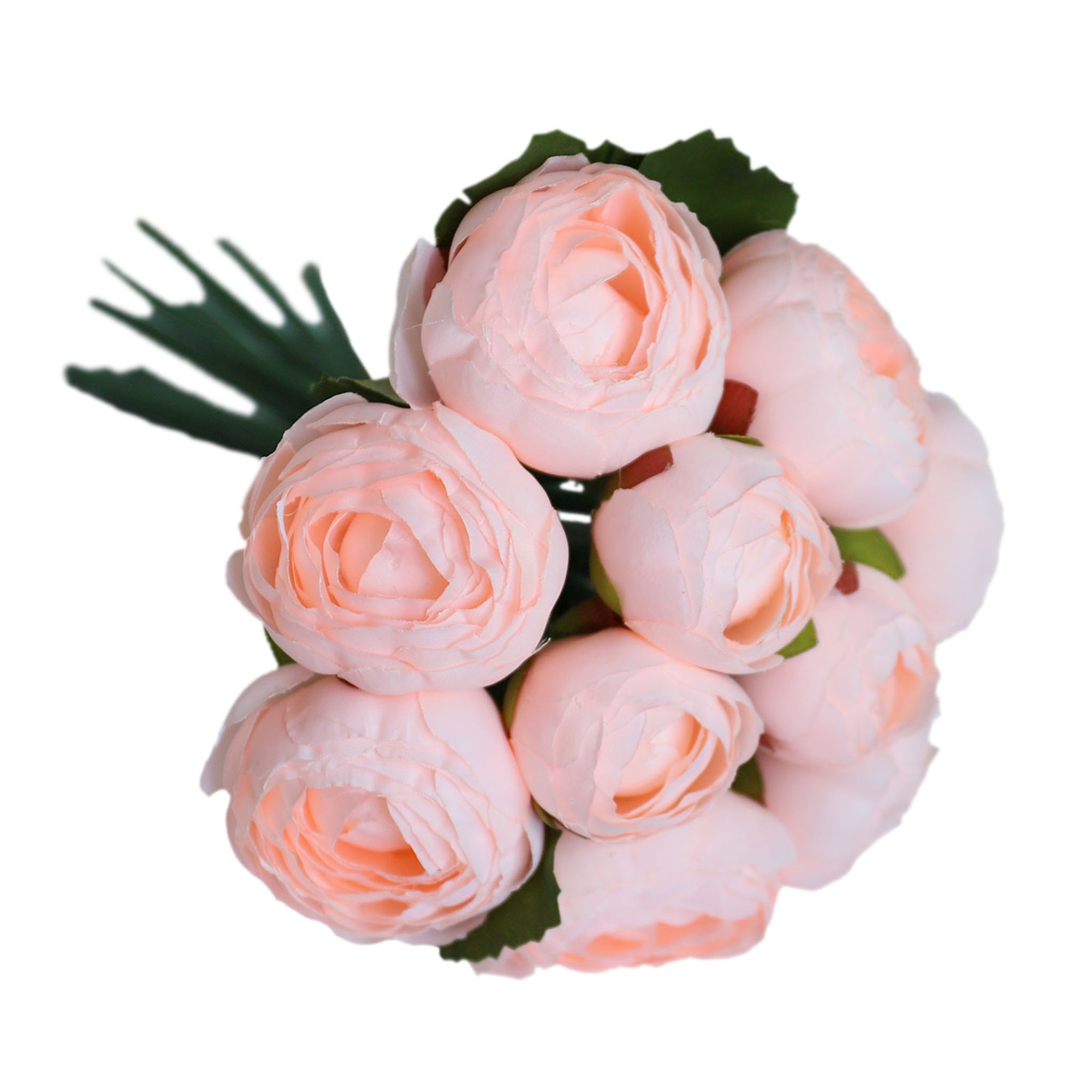 Small Silk Peony Ranunculus Flower Bouquet