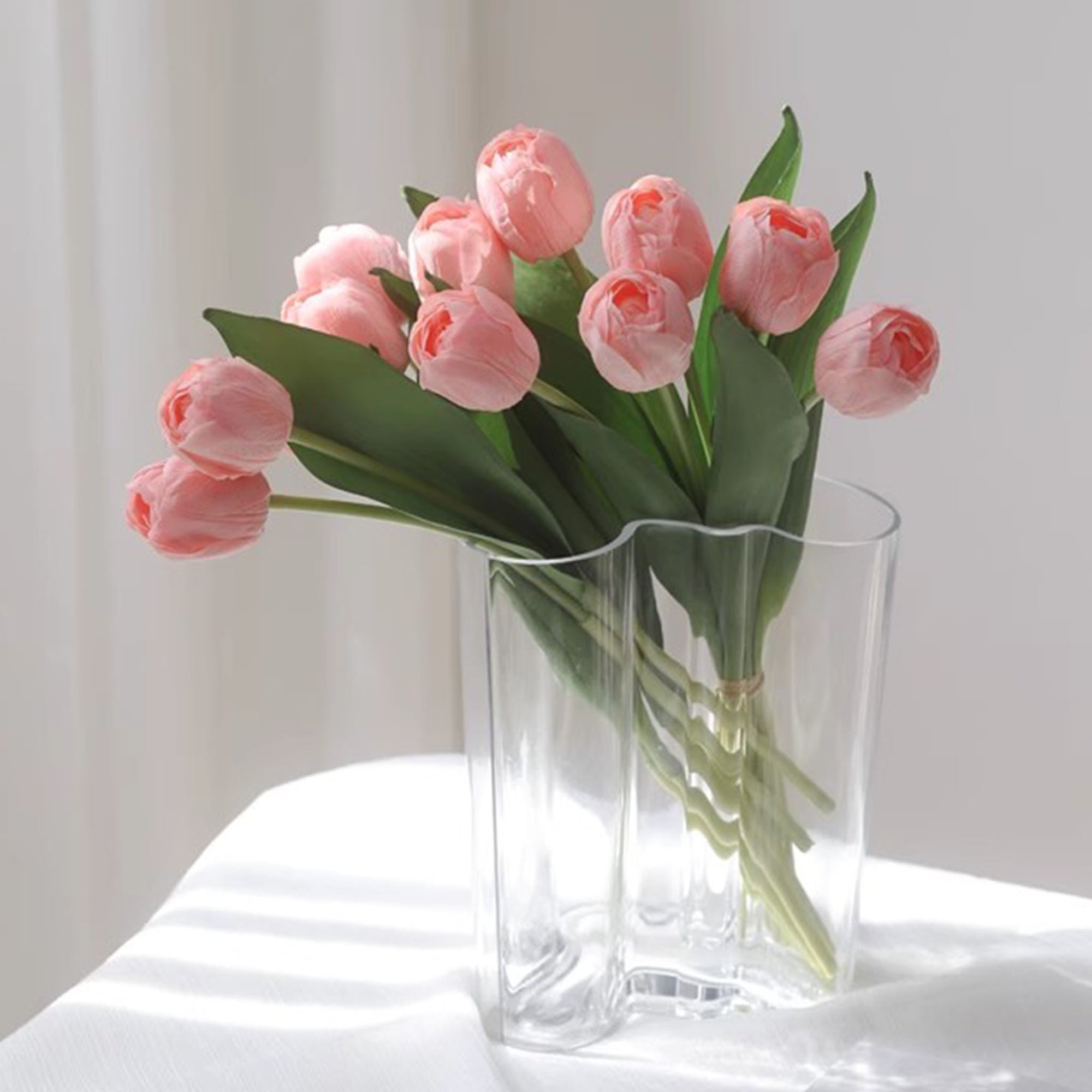 Real Touch Silk Tulips Bouquet Wedding Flowers
