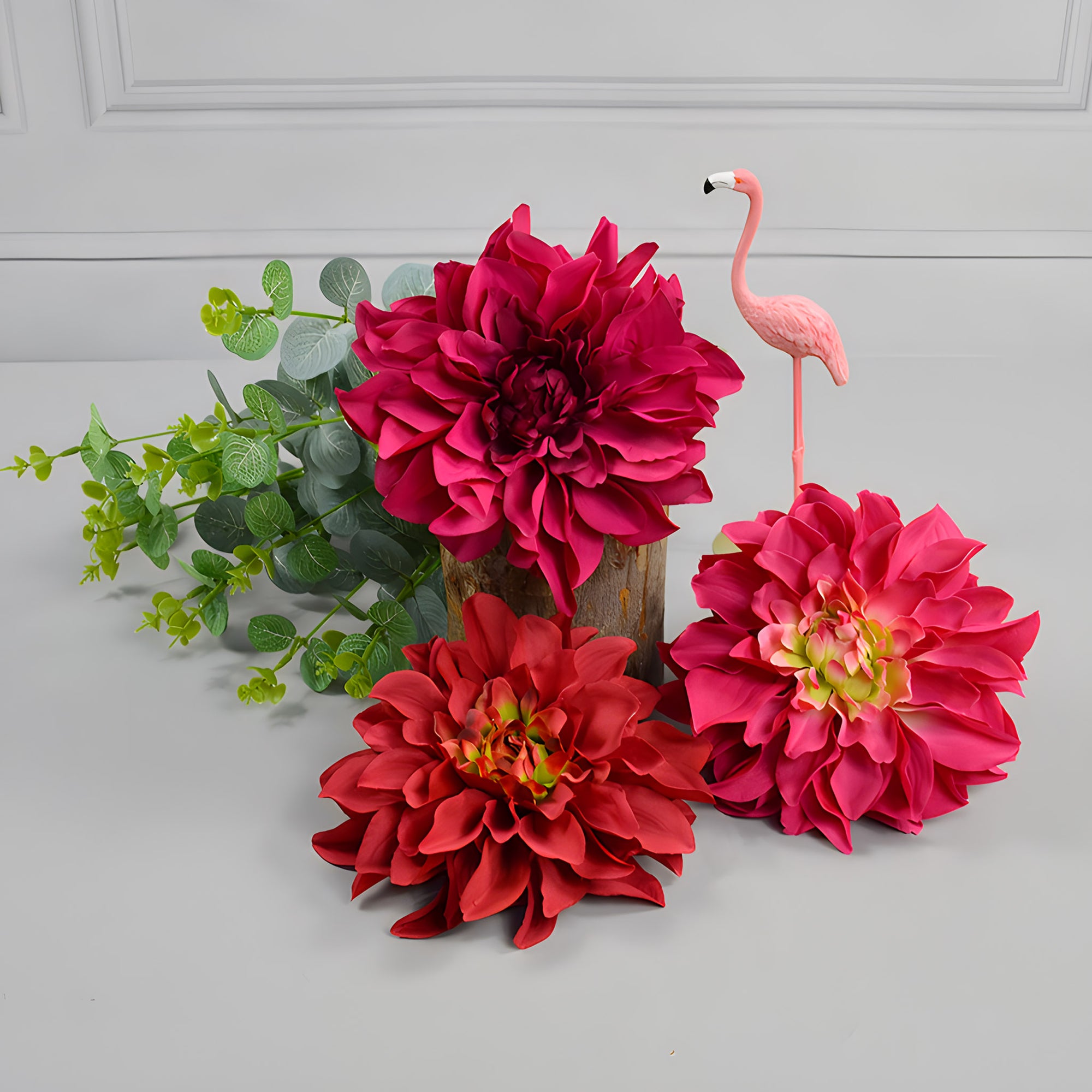Wholesale Bulk Large Silk Dahlia Flowers 16cm