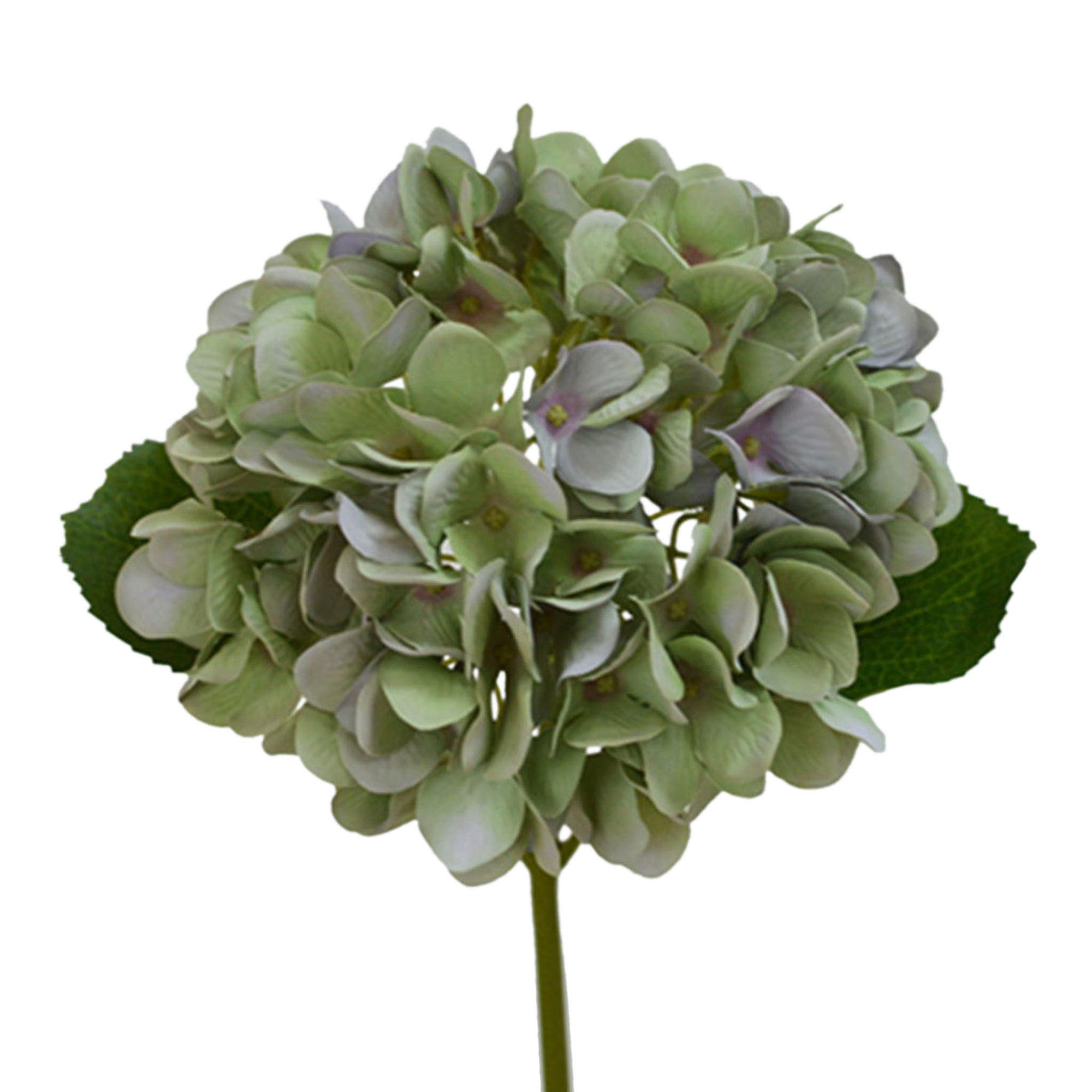 Realistic Silk Hydrangea Flowers 5 Stems for Bridal Bouquets