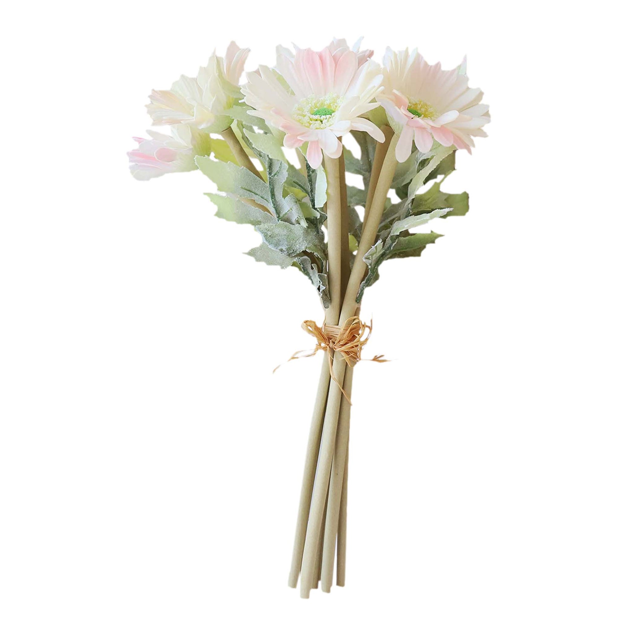 Artificial Gerbera Daisy Bouquet Real Touch Flowers for Wedding Bouquets