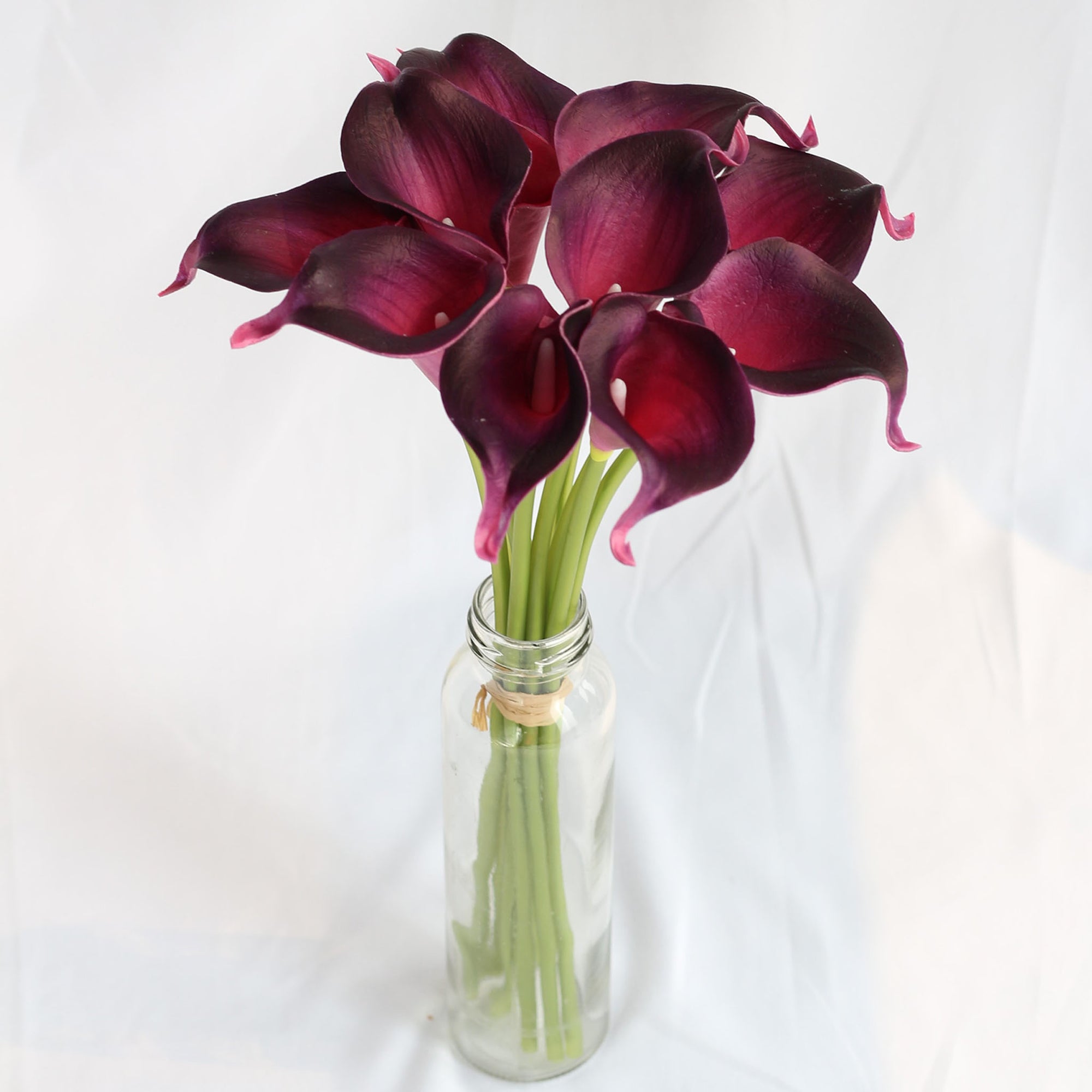Plum Calla Lily Bouquet Picasso Purple Fake Calla Lilies