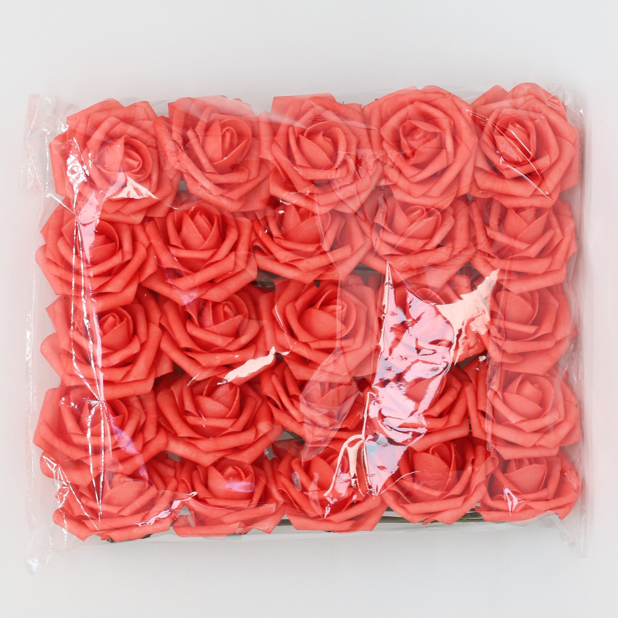 50 Coral Roses Wedding Flowers Wholesale for Wedding