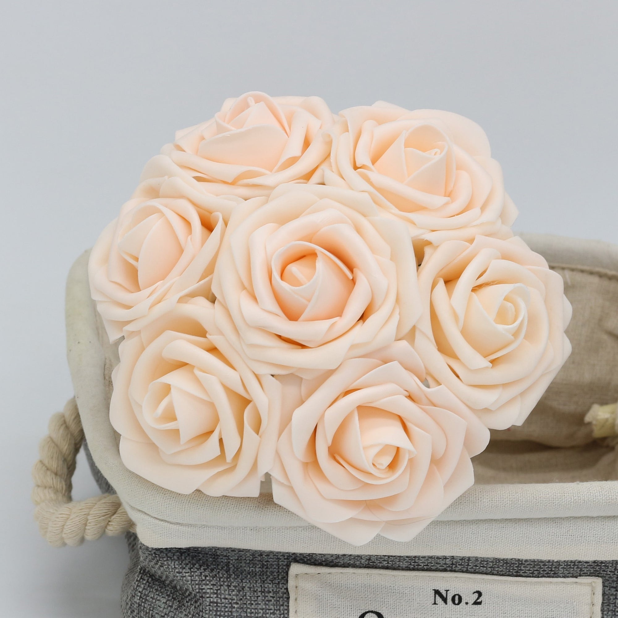 Artificial Wedding Flowers Blush Pink Rose 50 Bulk
