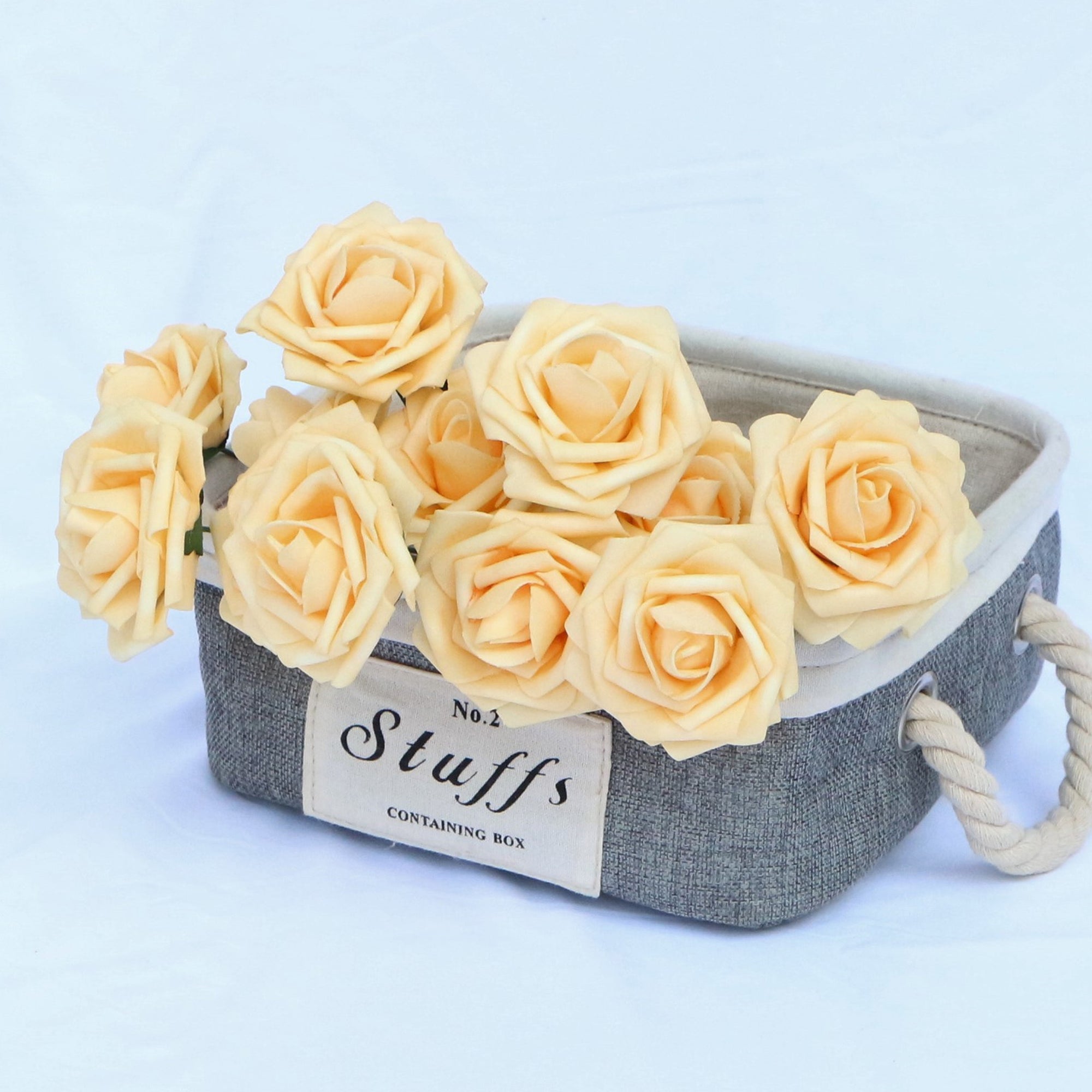 Canary Flowers Roses Artificial Wedding Flowers
