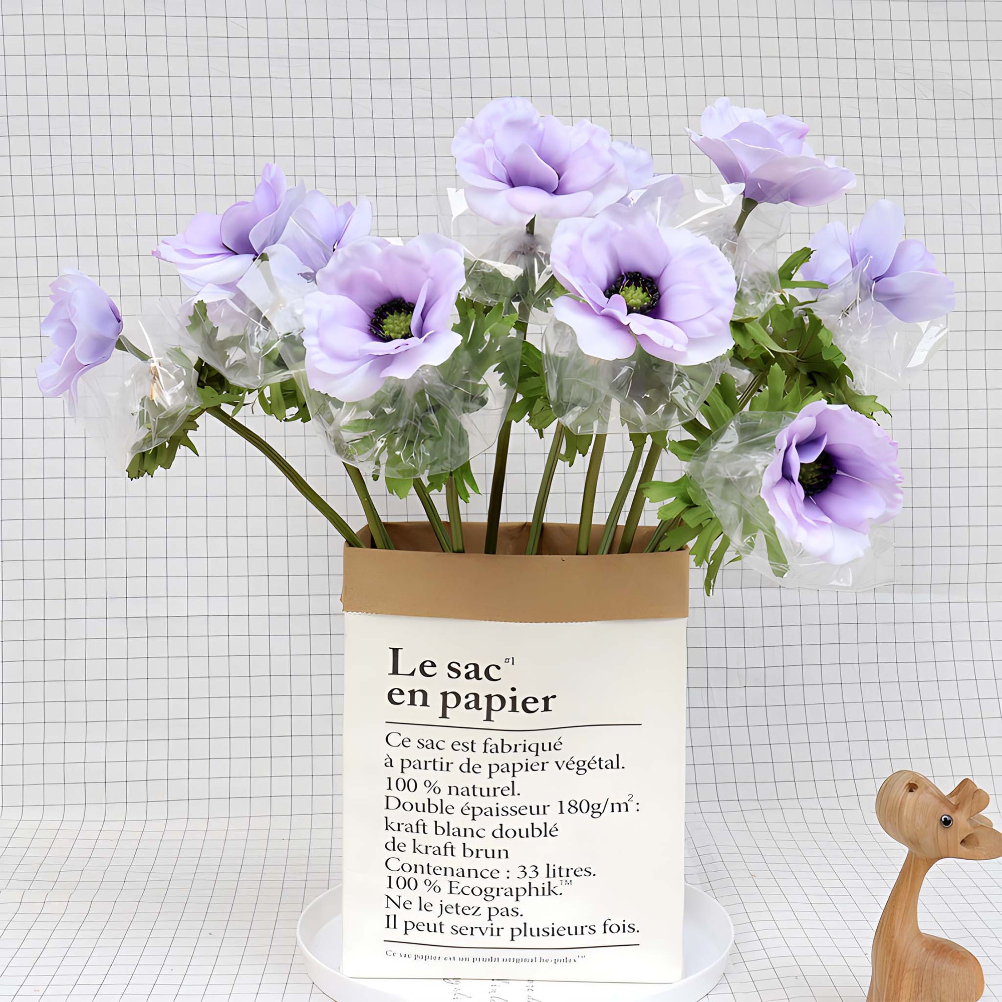 Fake Pulsatilla Chinensis Faux Anemone Windflower