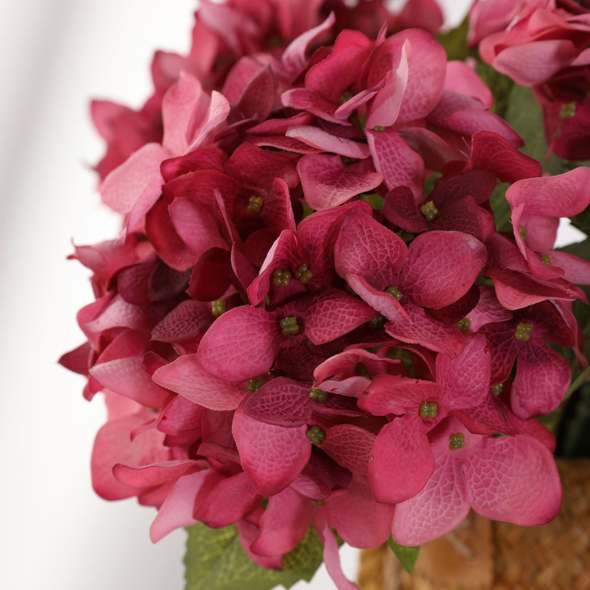 Faux Hydrangea Bloom Real Touch Flower Individual