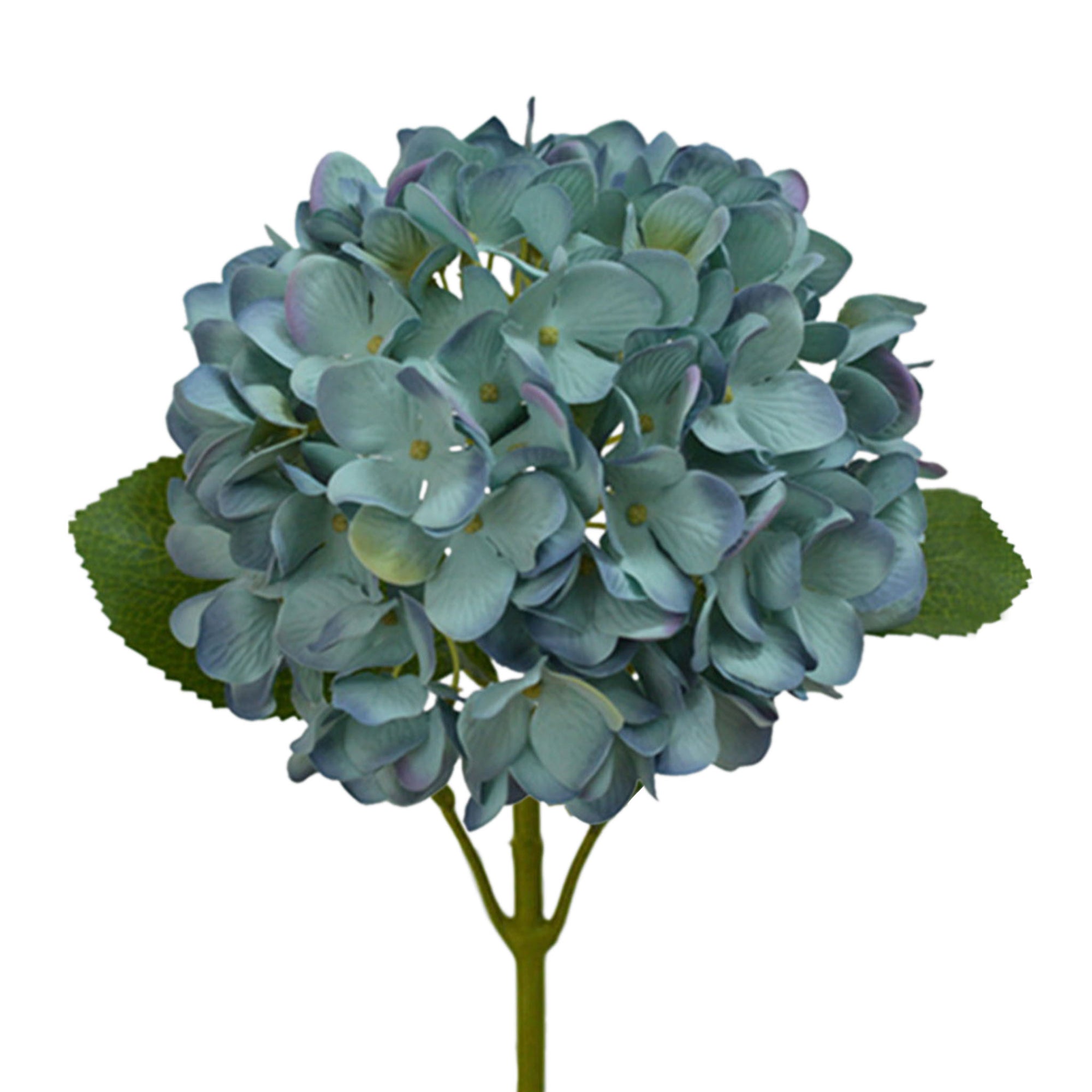 Realistic Silk Hydrangea Flowers 5 Stems for Bridal Bouquets