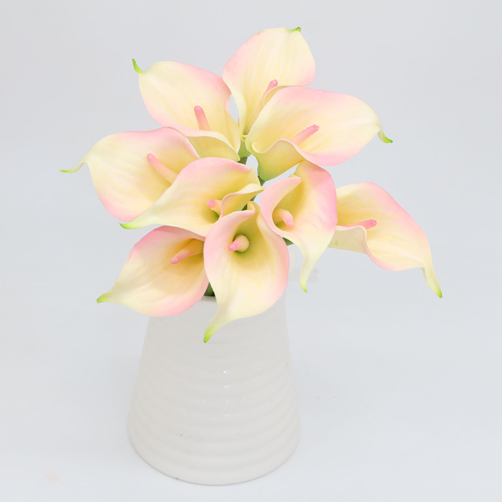 Light Pink Calla Lilies Bouquet Wedding Flowers DIY Crafts