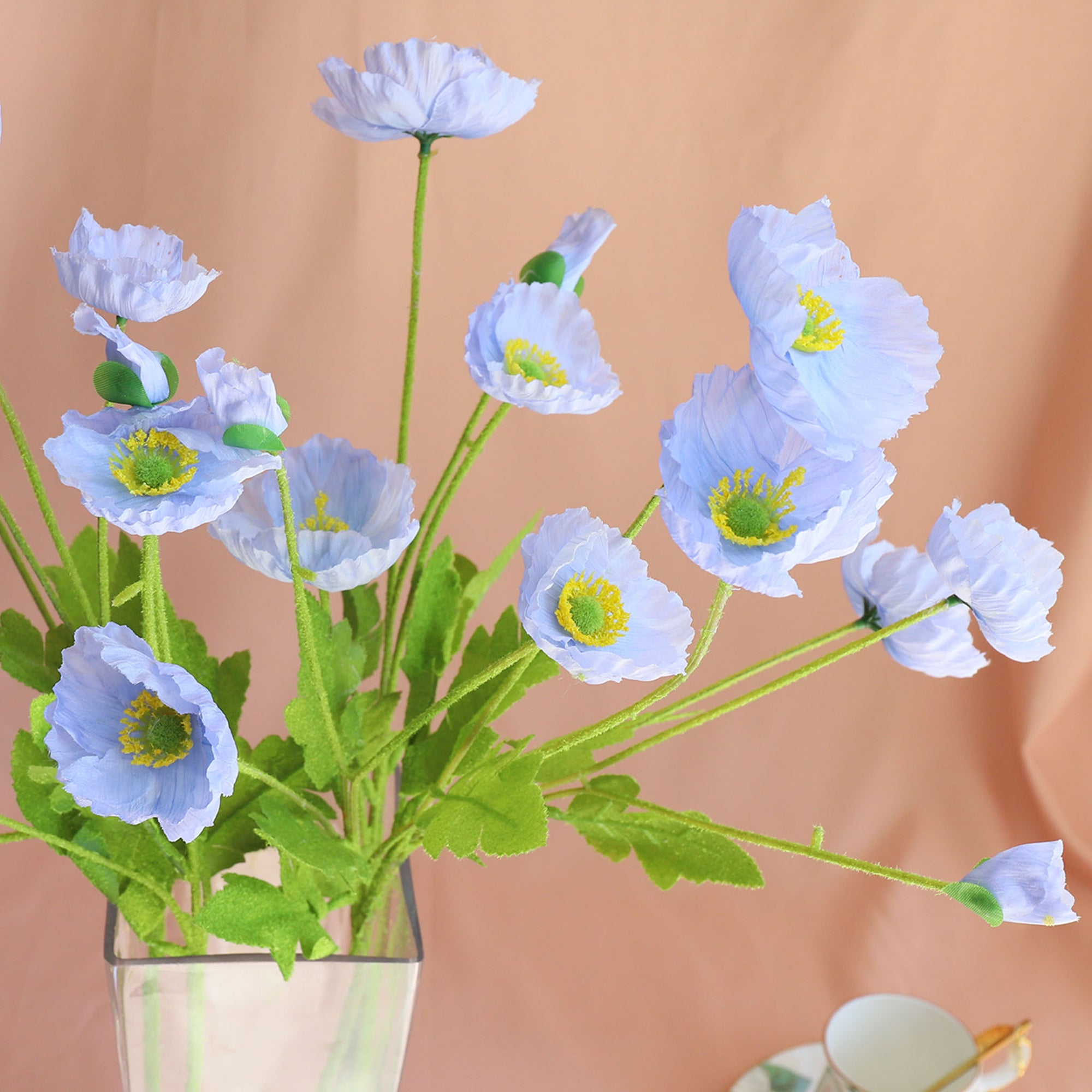 Artificial Poppies Silk Poppy Flowers