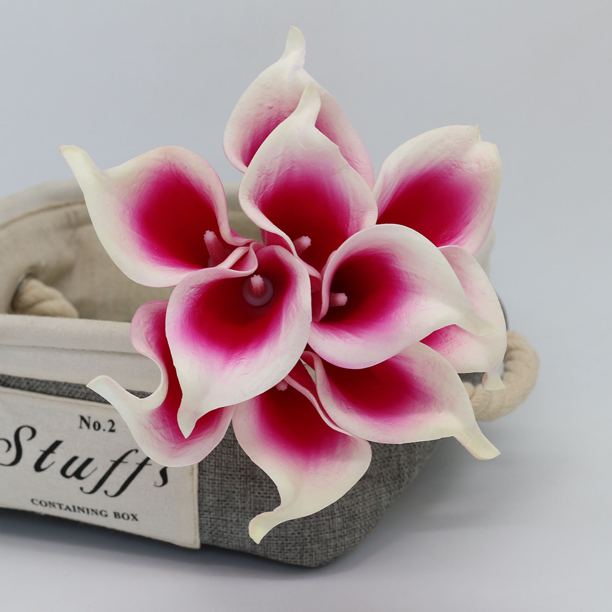 PU Calla Lily Picasso Fuschia Calla Lilies Flowers Wedding Decor