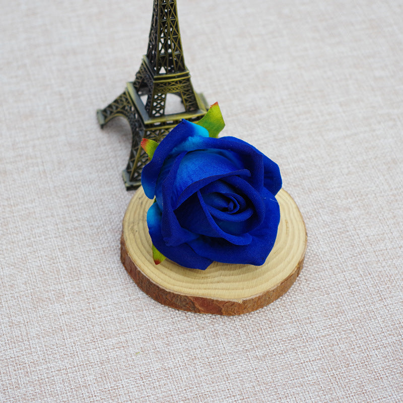 Artificial Flowers Silk Rosebud Flower Heads