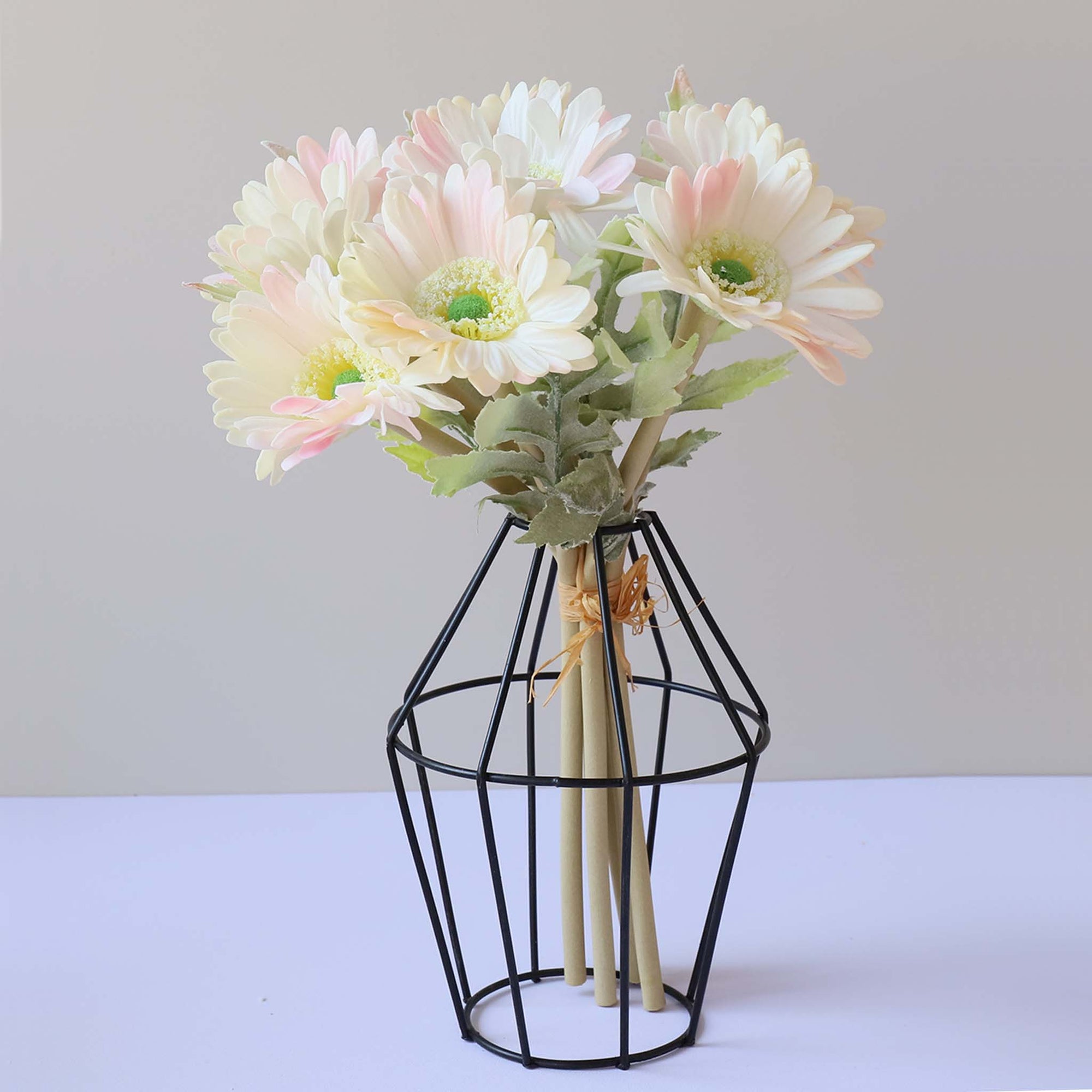 Artificial Gerbera Daisy Bouquet Real Touch Flowers for Wedding Bouquets