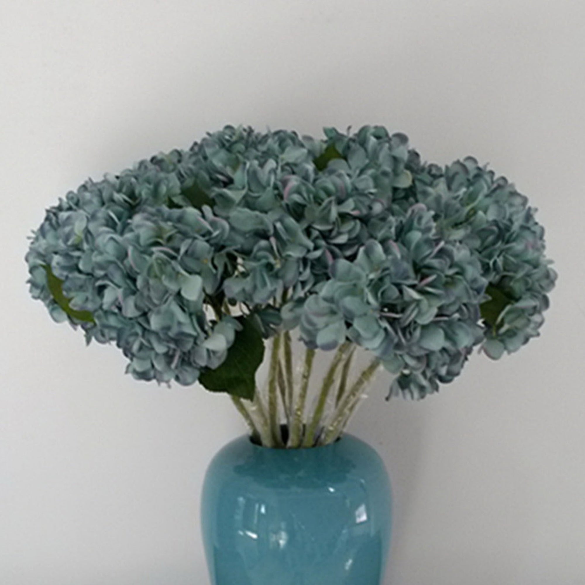 Realistic Silk Hydrangea Flowers 5 Stems for Bridal Bouquets
