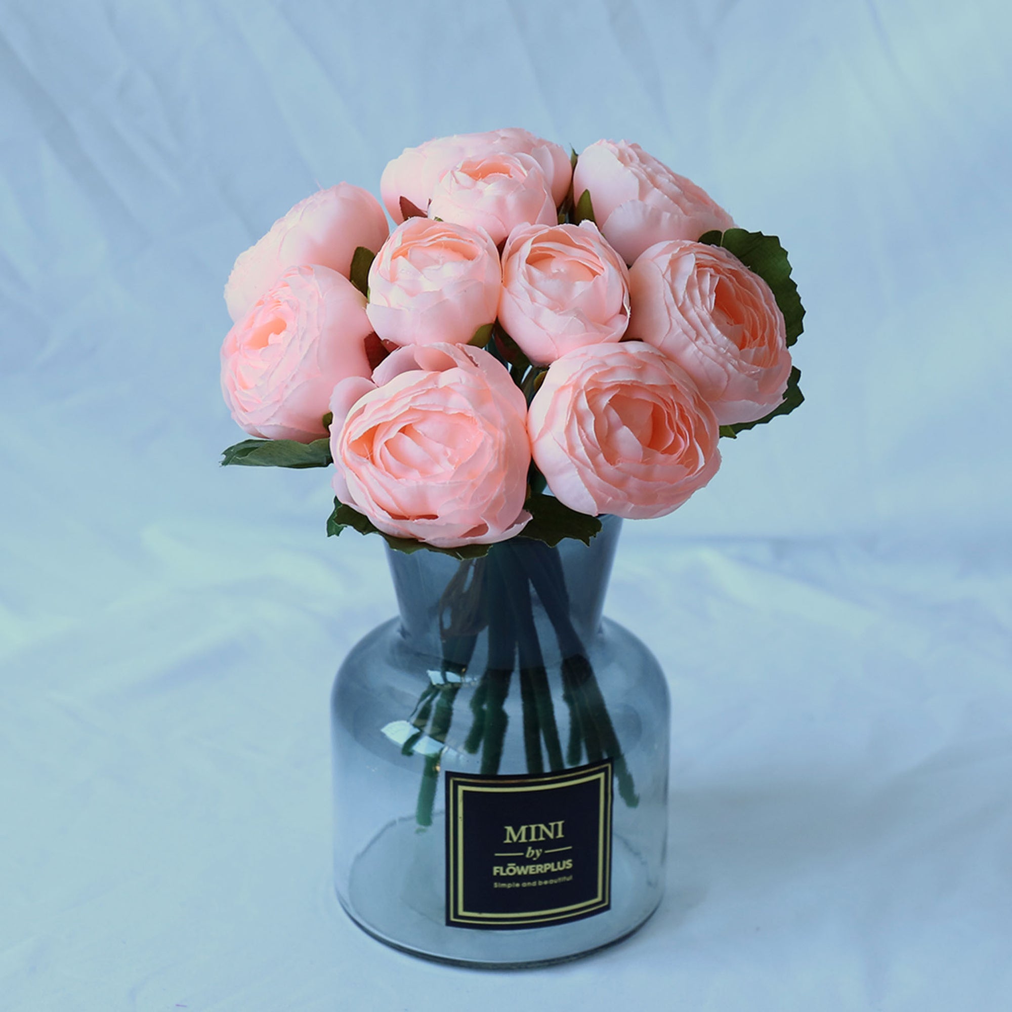 Small Silk Peony Ranunculus Flower Bouquet