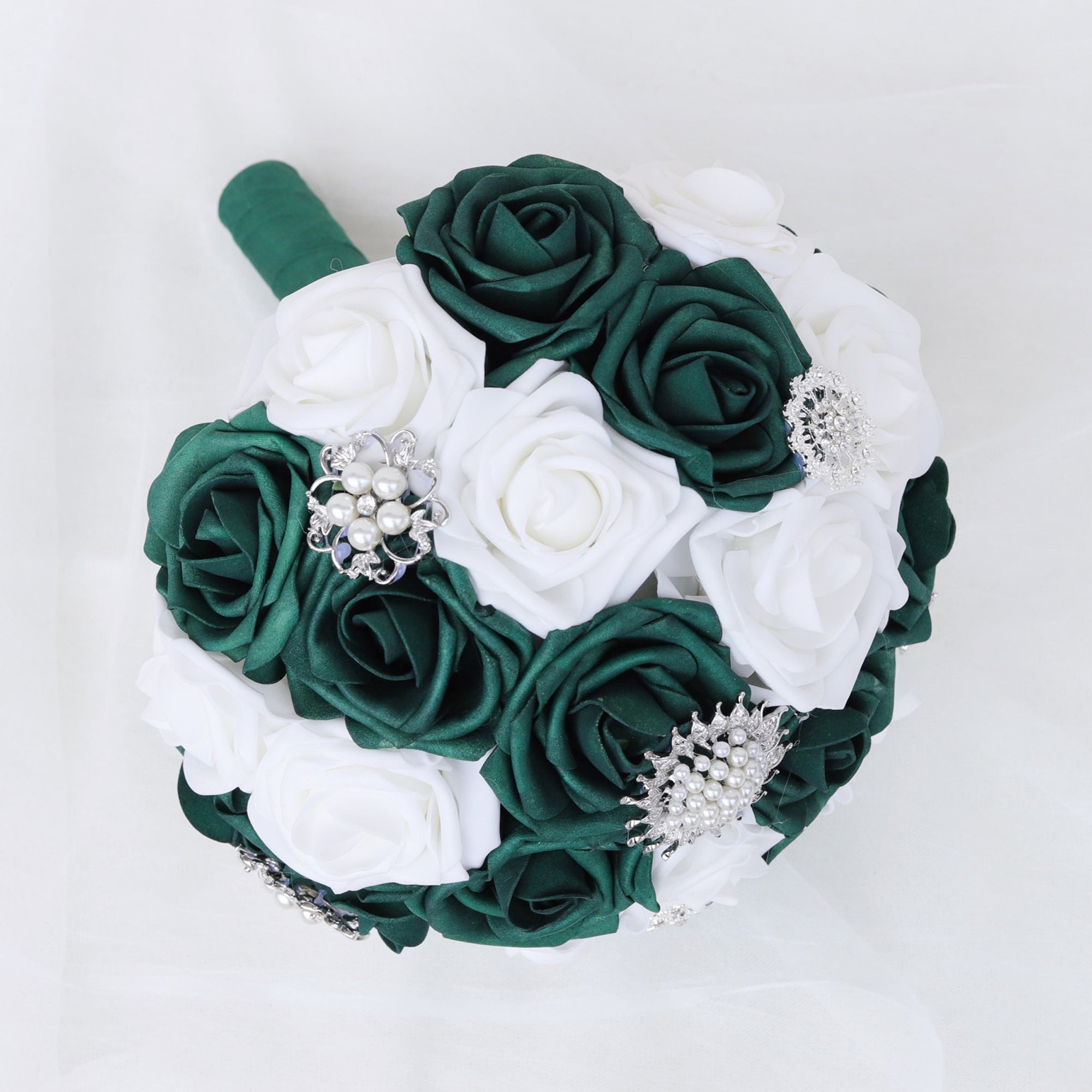Emerald Green Wedding Bouquet Package