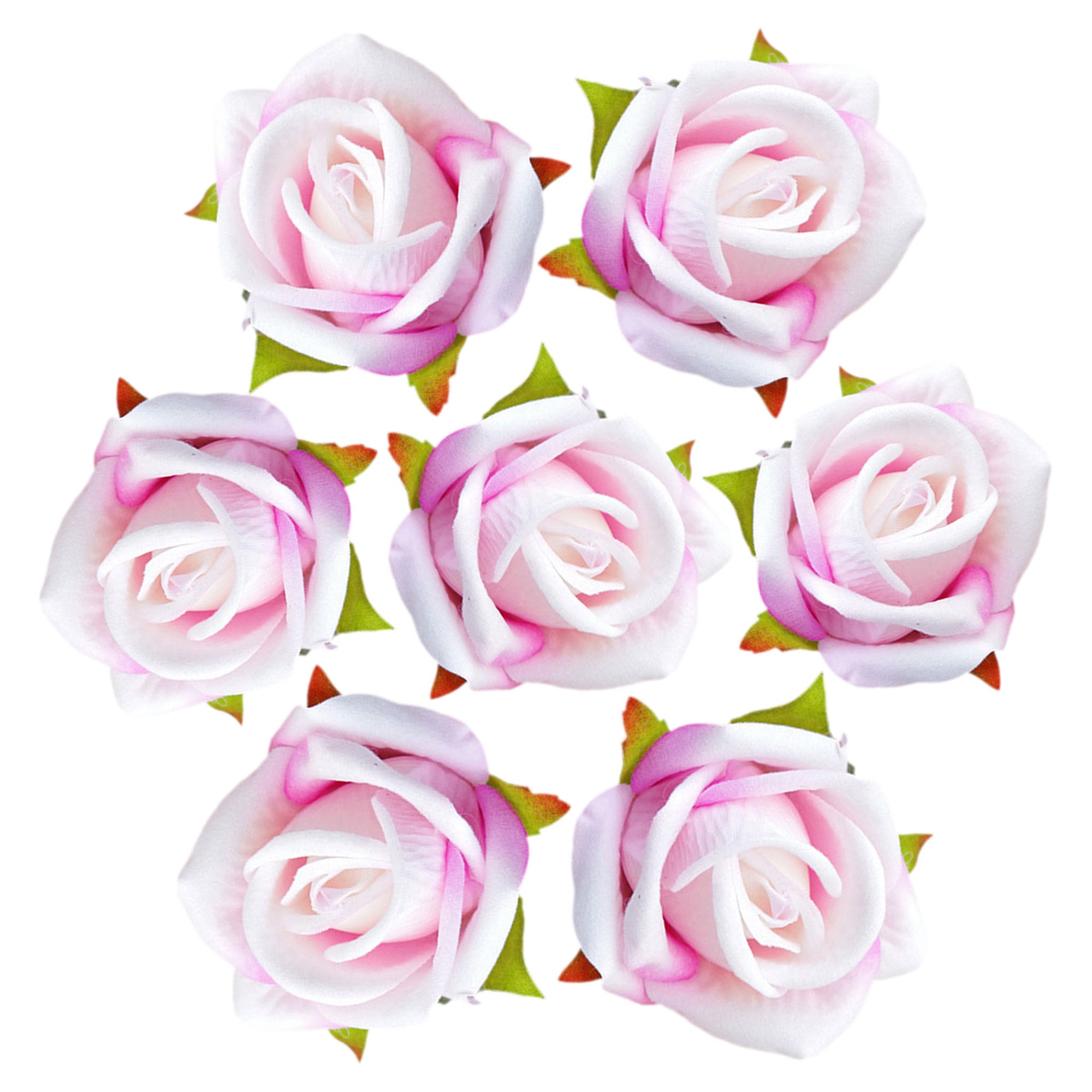 Artificial Flowers Silk Rosebud Flower Heads