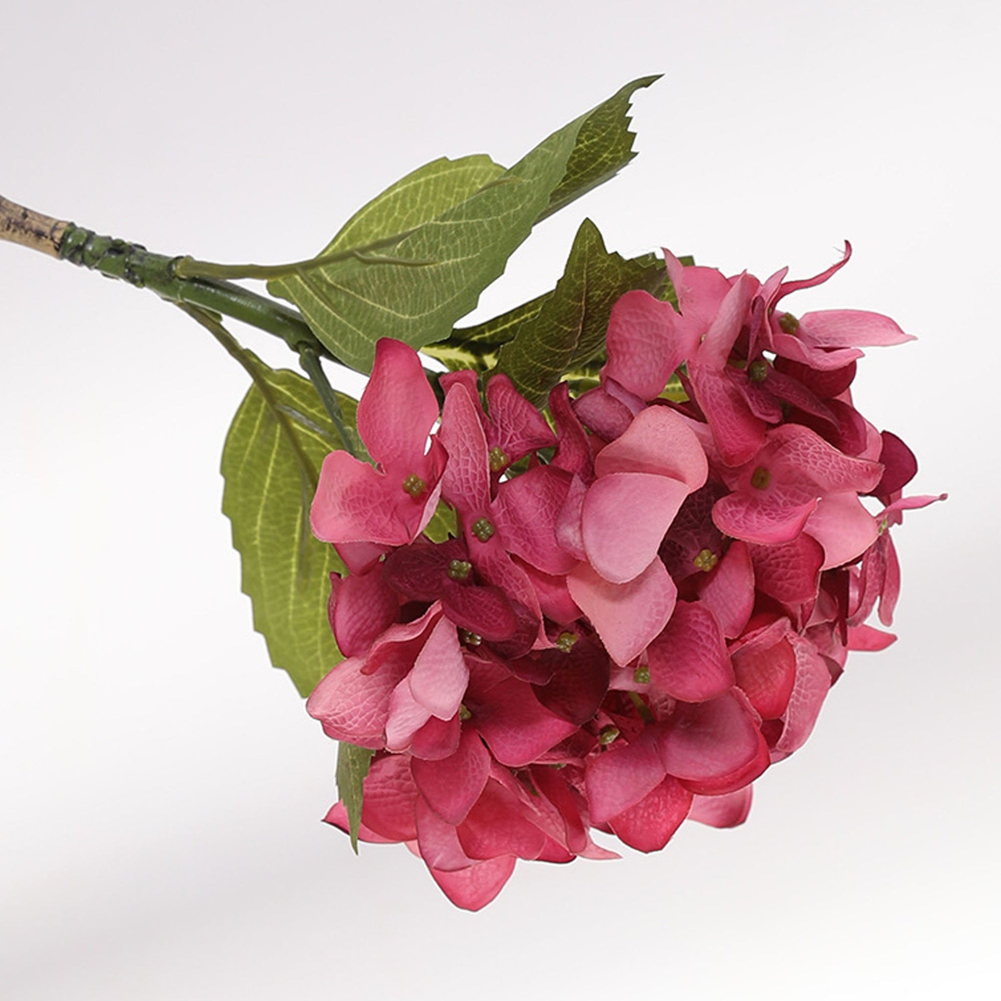 Faux Hydrangea Bloom Real Touch Flower Individual