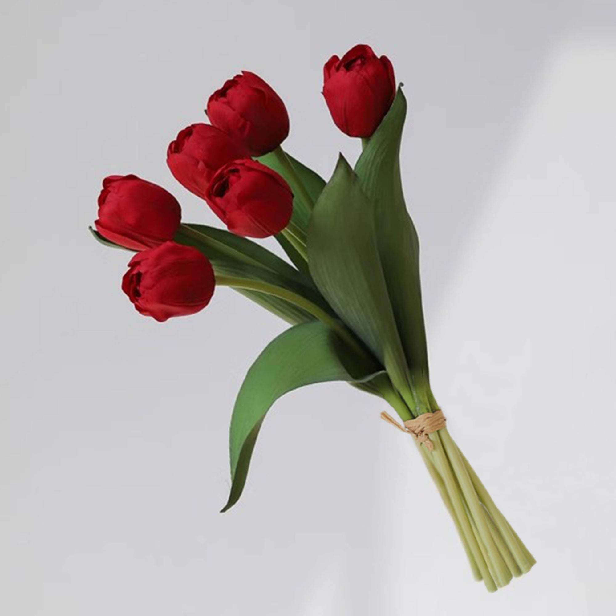 Real Touch Silk Tulips Bouquet Wedding Flowers