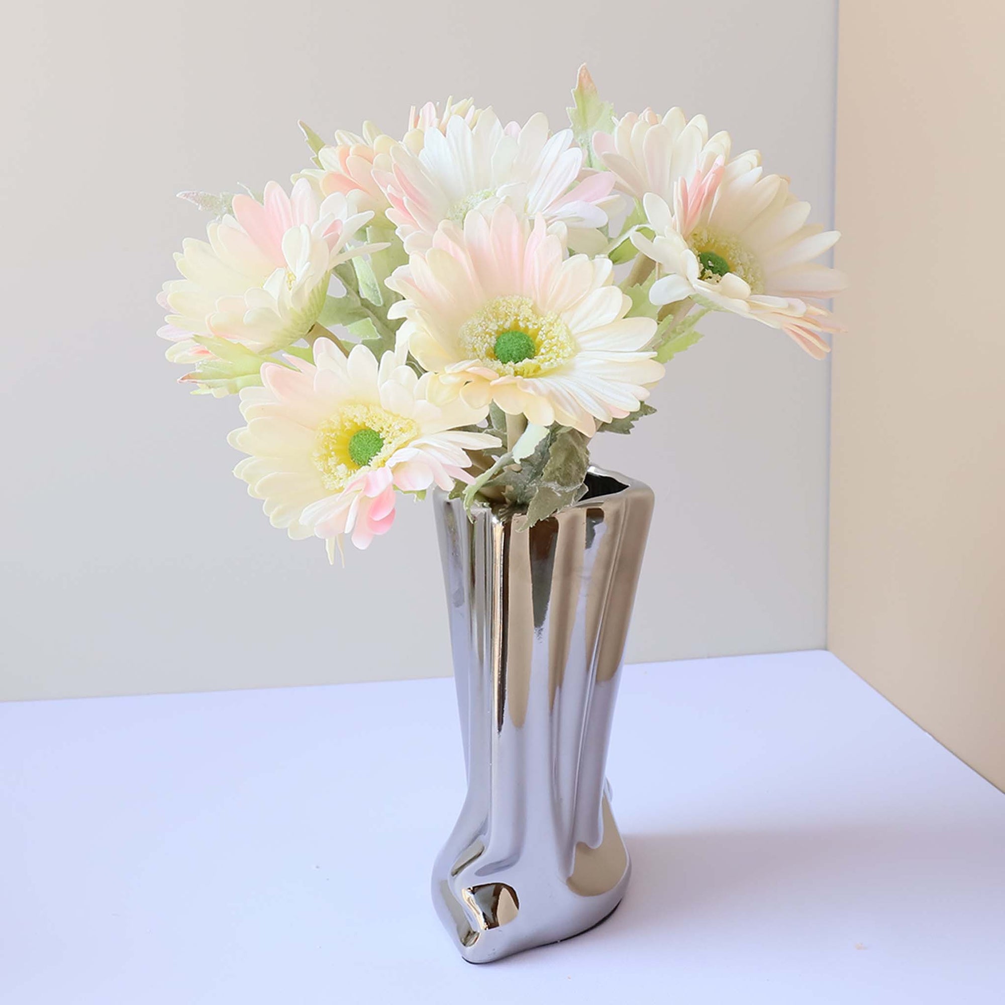 Artificial Gerbera Daisy Bouquet Real Touch Flowers for Wedding Bouquets