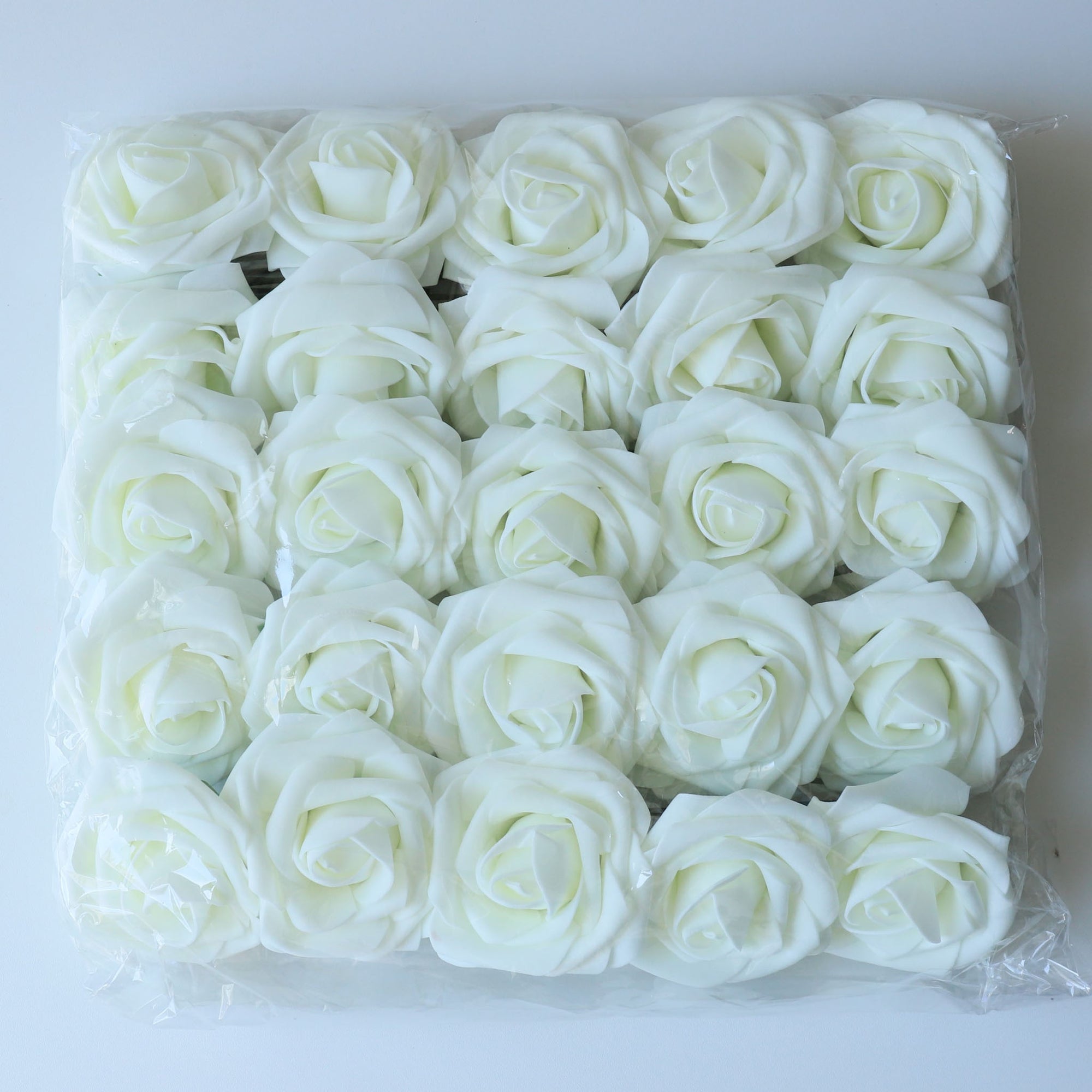 Ivory Roses Faux Flowers Wedding Floral Supplies