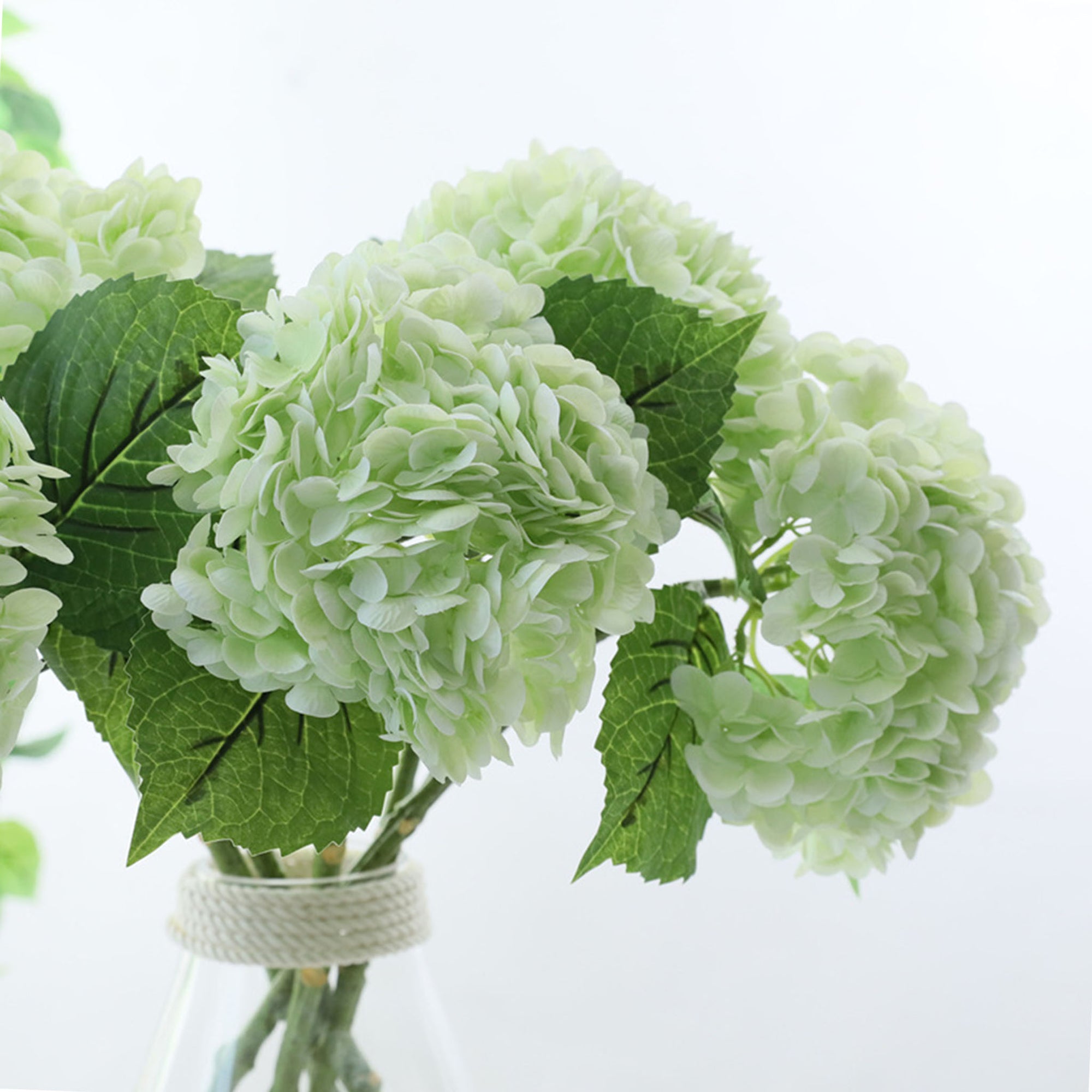 Green Hydrangea Fake Wedding Flowers