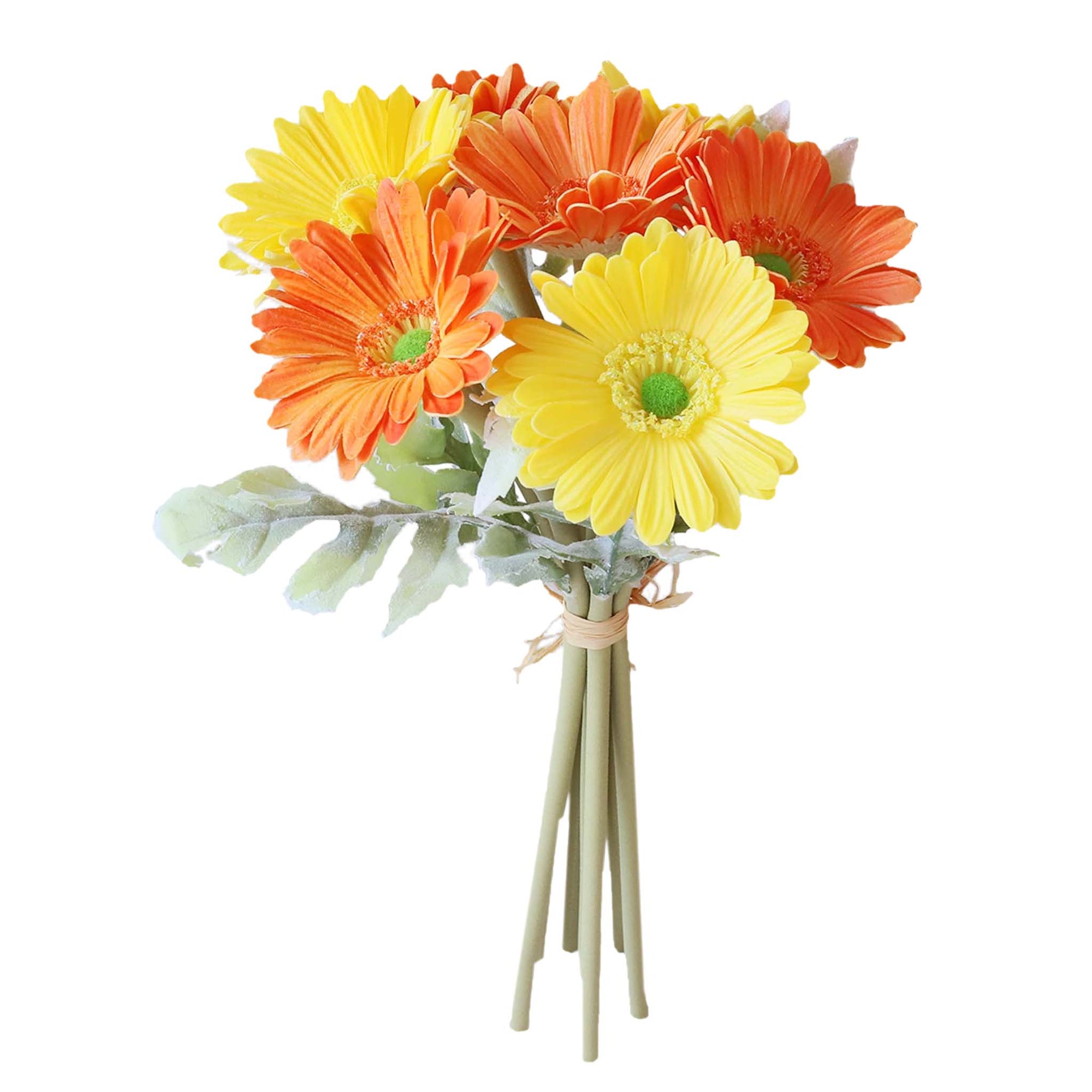 Artificial Gerbera Daisy Bouquet Real Touch Flowers for Wedding Bouquets