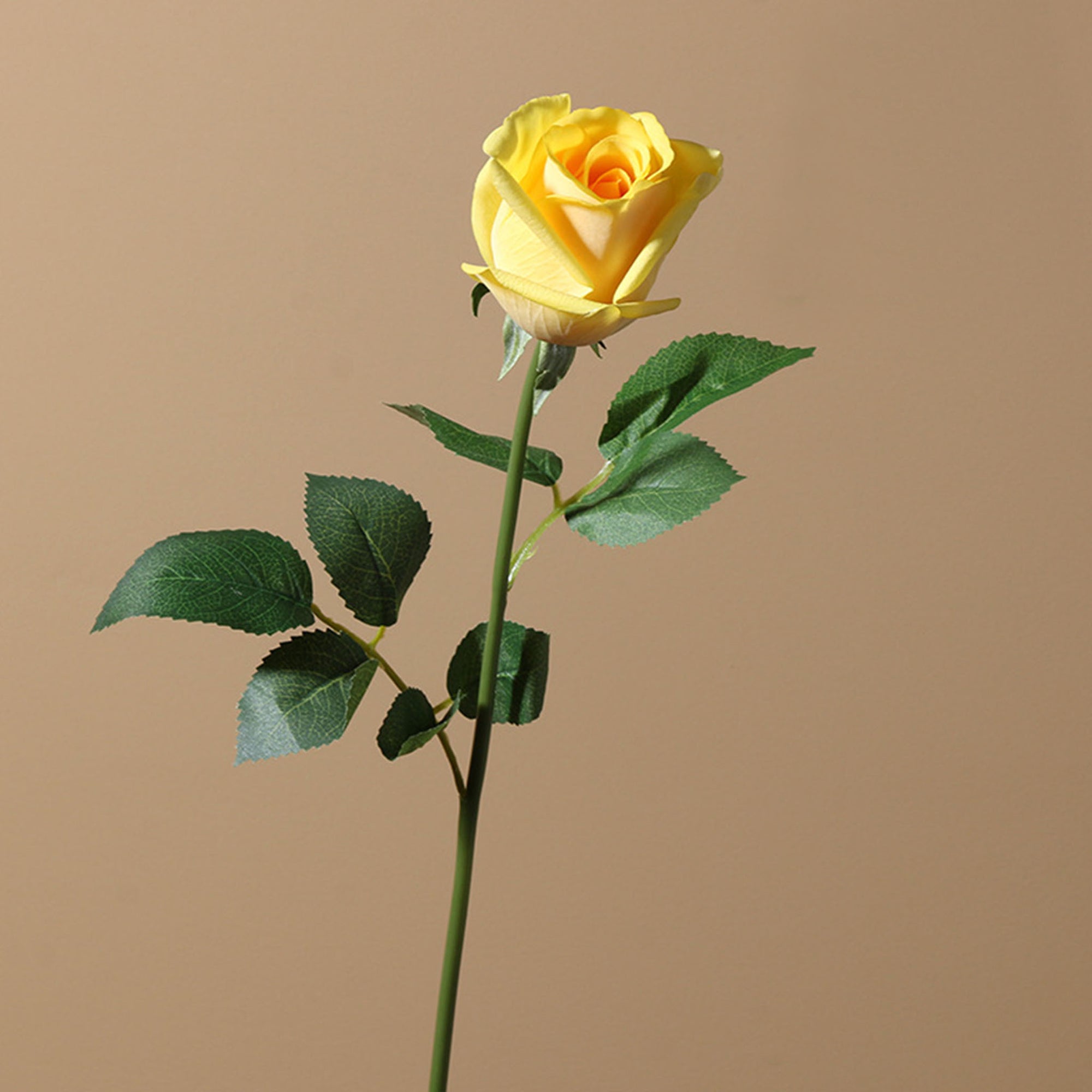 Realistic Flowers Real Touch Half Open Roses 22"