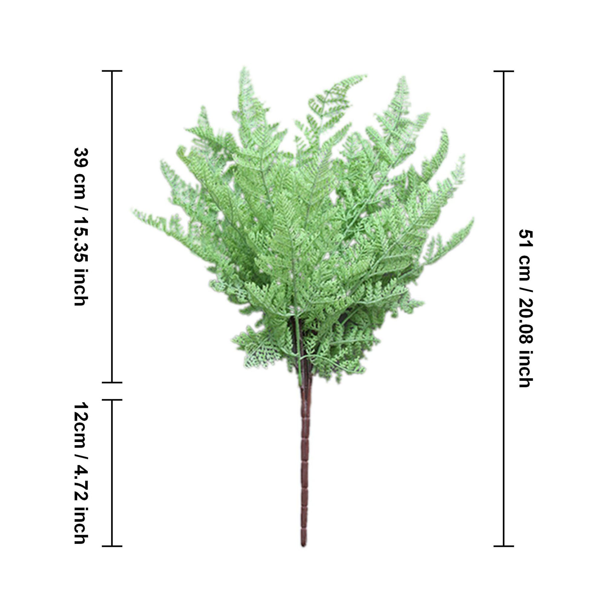 Fake Fern Bush Artificial Greenery Plants for Home Decor