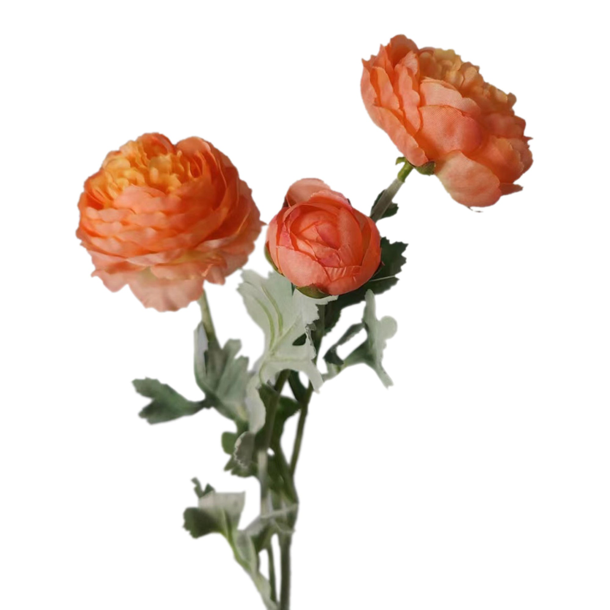 Artificial Ranunculus Flower Branch for Home Arrangement