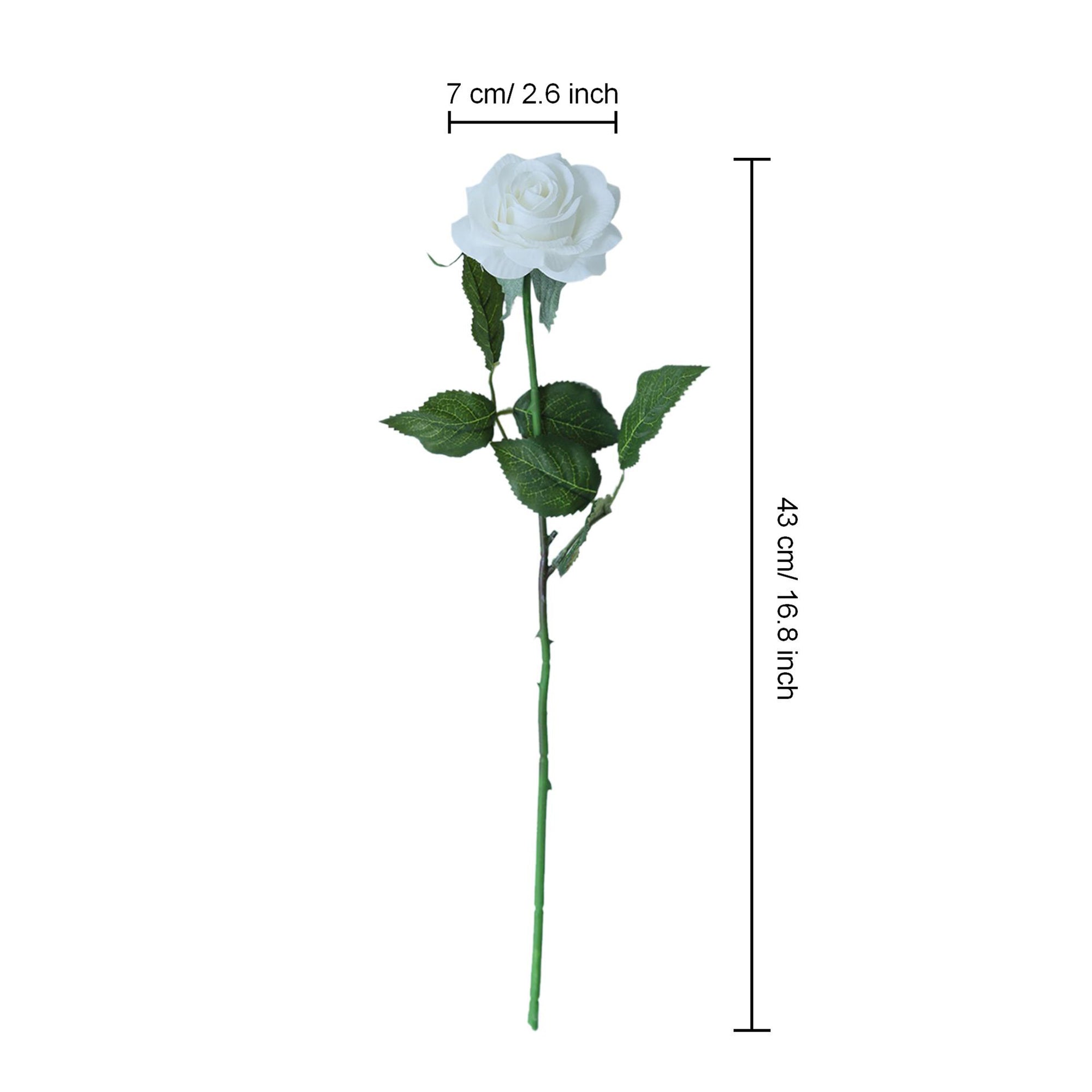 Realistic Fake Flowers Silk Latex Real Touch Roses