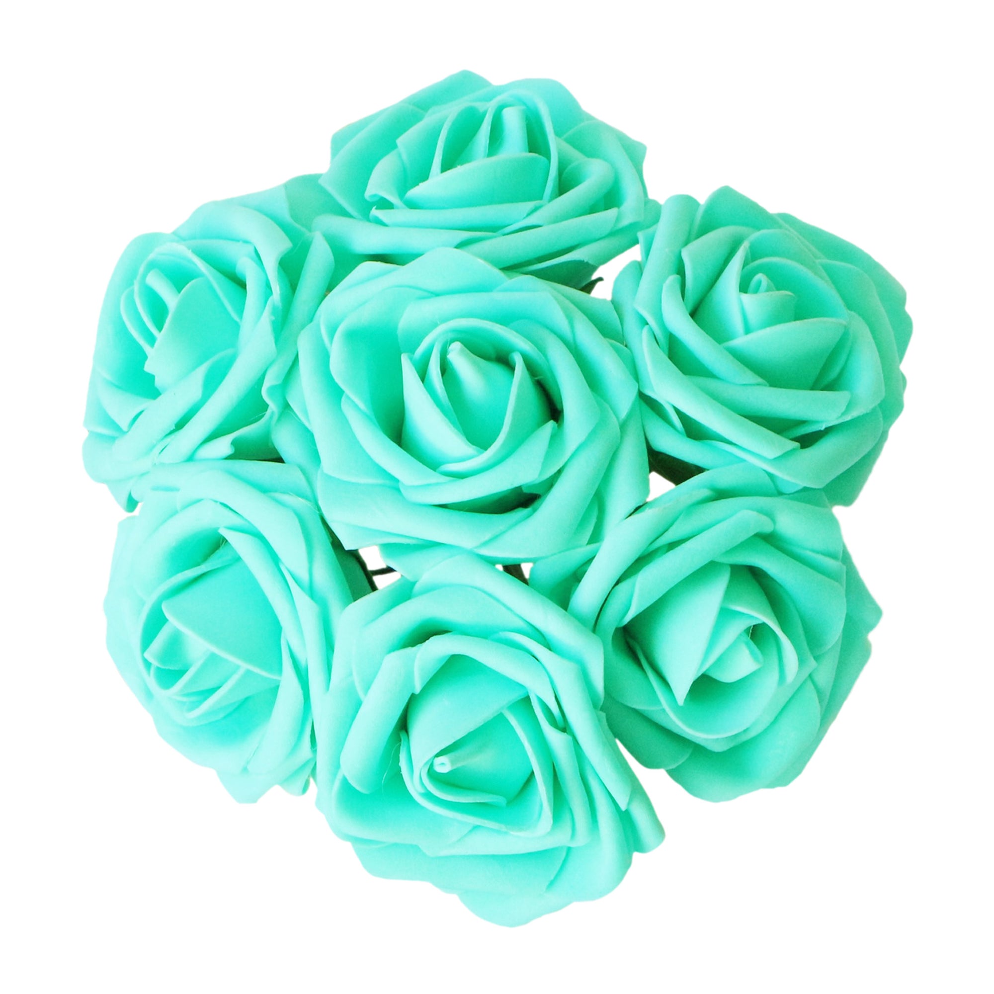 Pool Blue Flowers Artificial Rose Aqua Blue Wedding Flowers