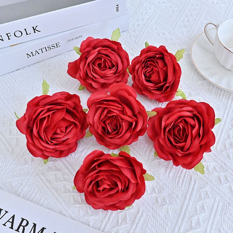 Silk Cabbages Roses Bulk Artificial Flowers