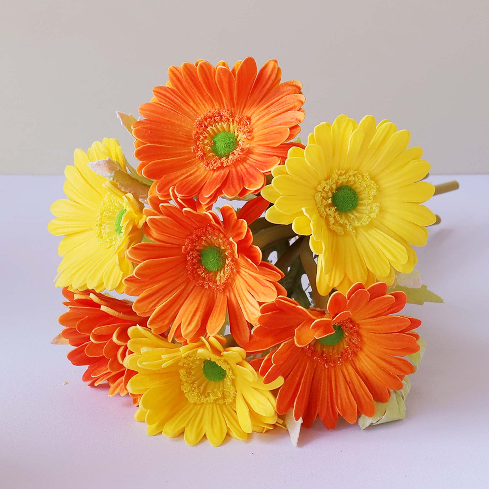 Artificial Gerbera Daisy Bouquet Real Touch Flowers for Wedding Bouquets