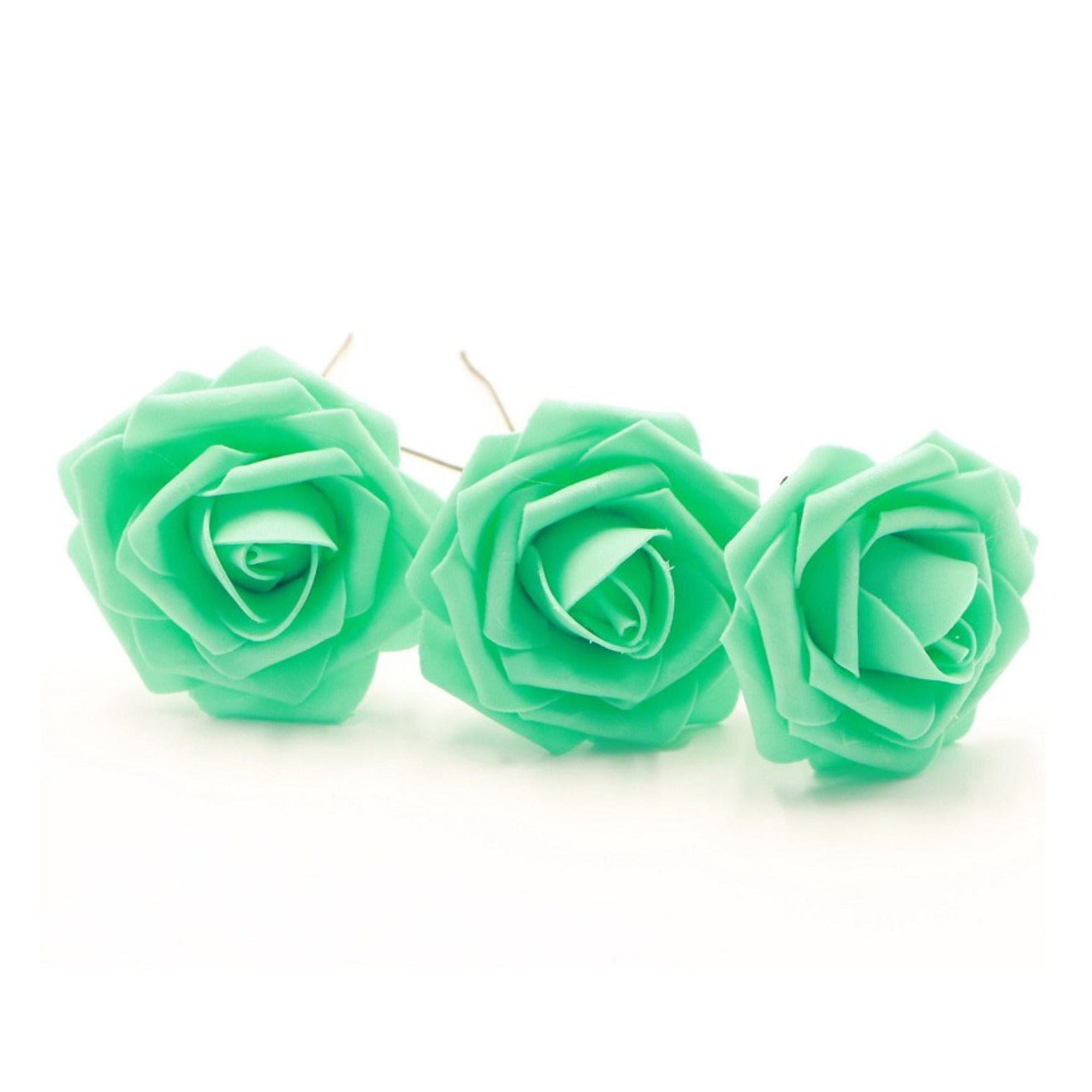 Pool Blue Flowers Artificial Rose Aqua Blue Wedding Flowers