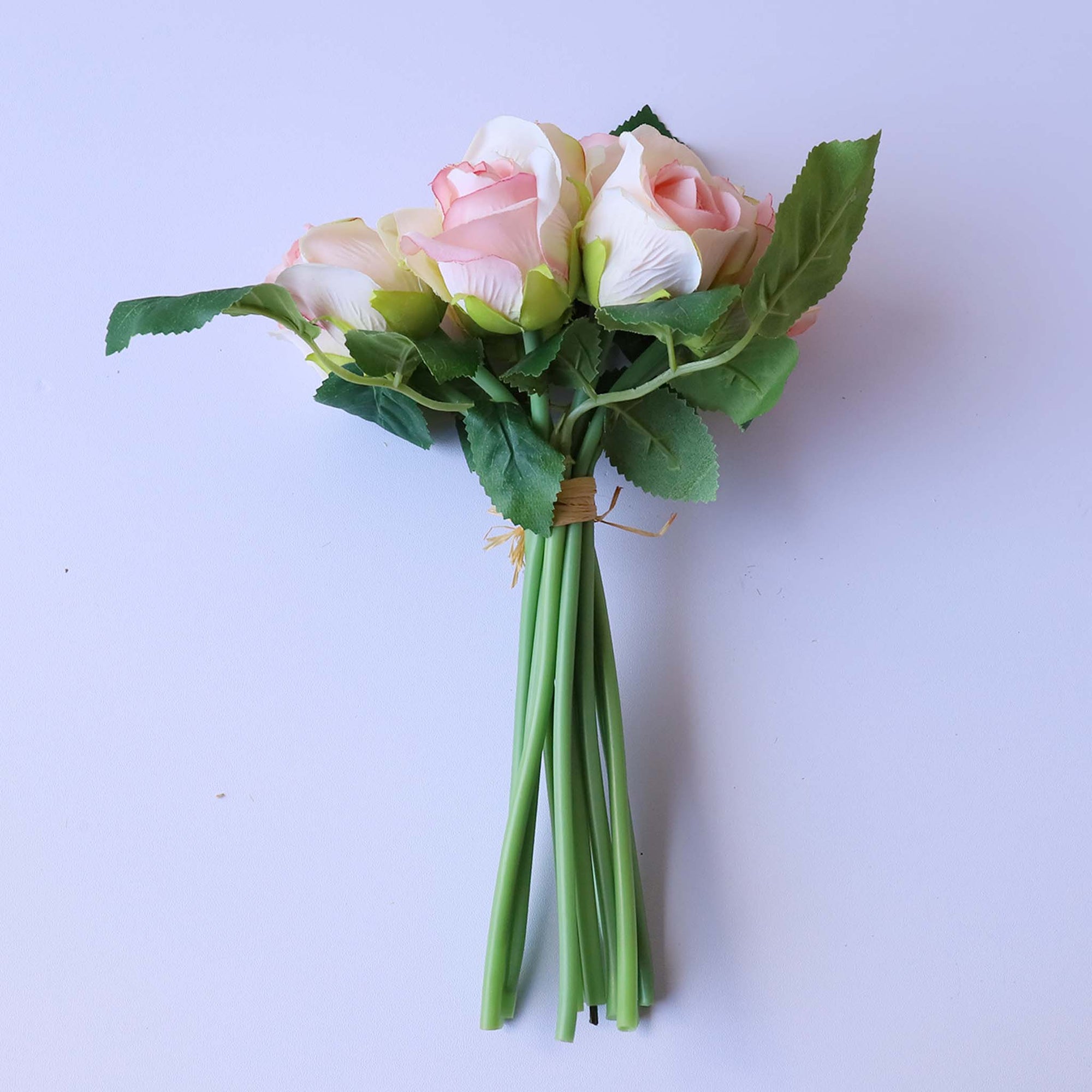 Small Flower Bouquet Silk Roses Bunches