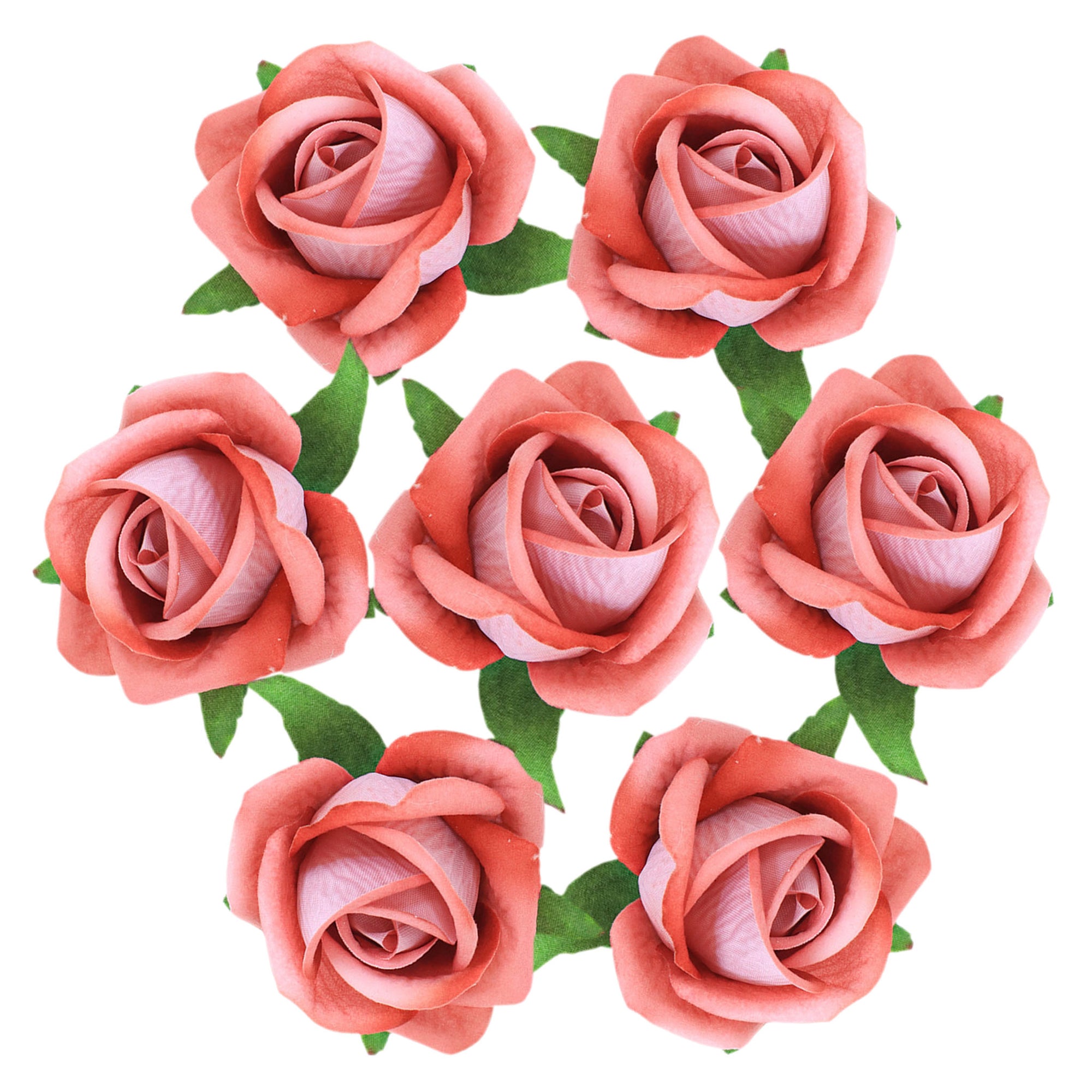 Artificial Flowers Silk Rosebud Flower Heads