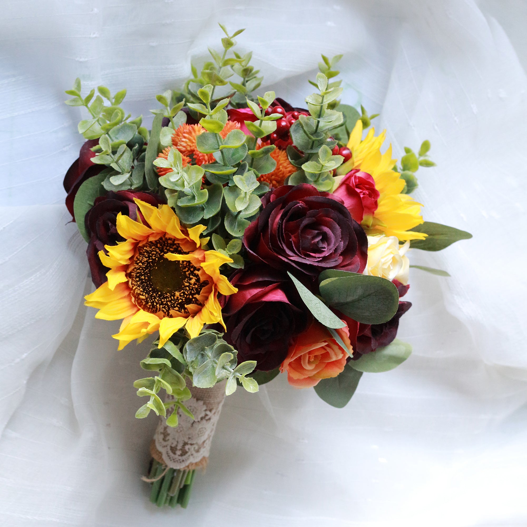 Sunflower Bridal Bouquet Rustic Fall Wedding Bouquet