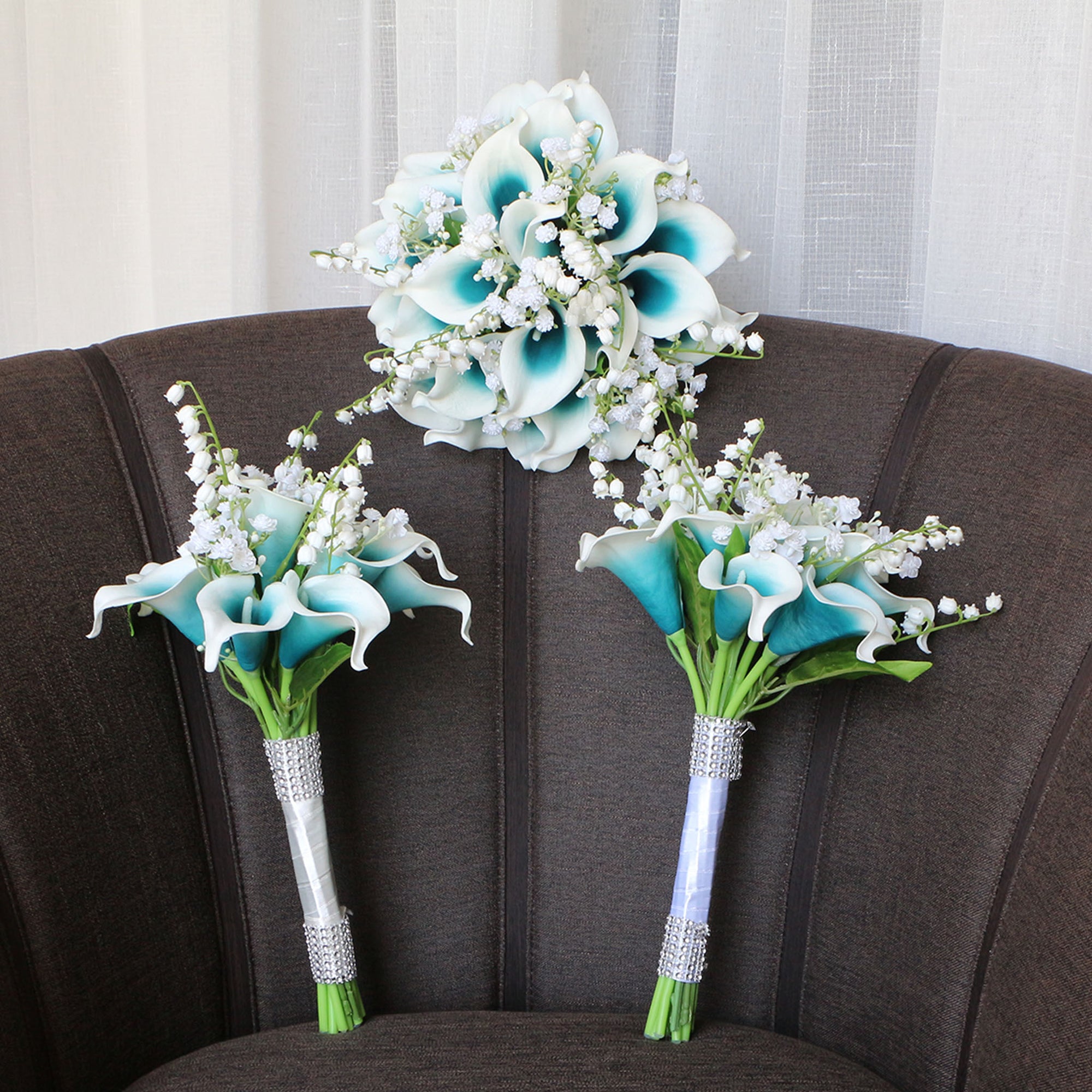 Calla Lily Bouquet Lily of the Valley for Bride Bridesmaids