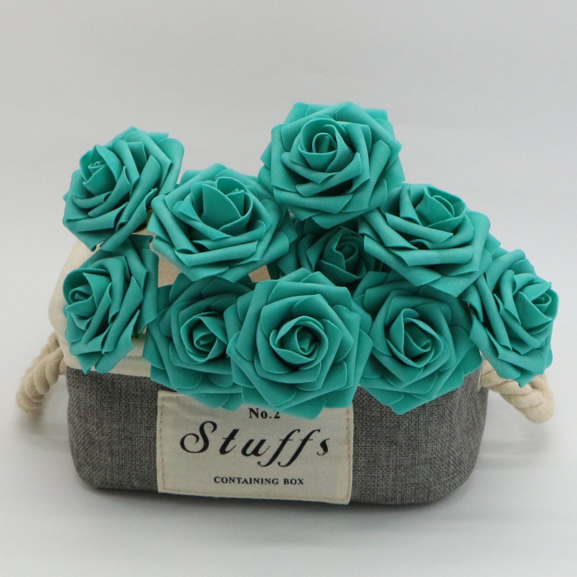Teal Wedding Flowers Artificial Roses Turquoise Flowers Roses