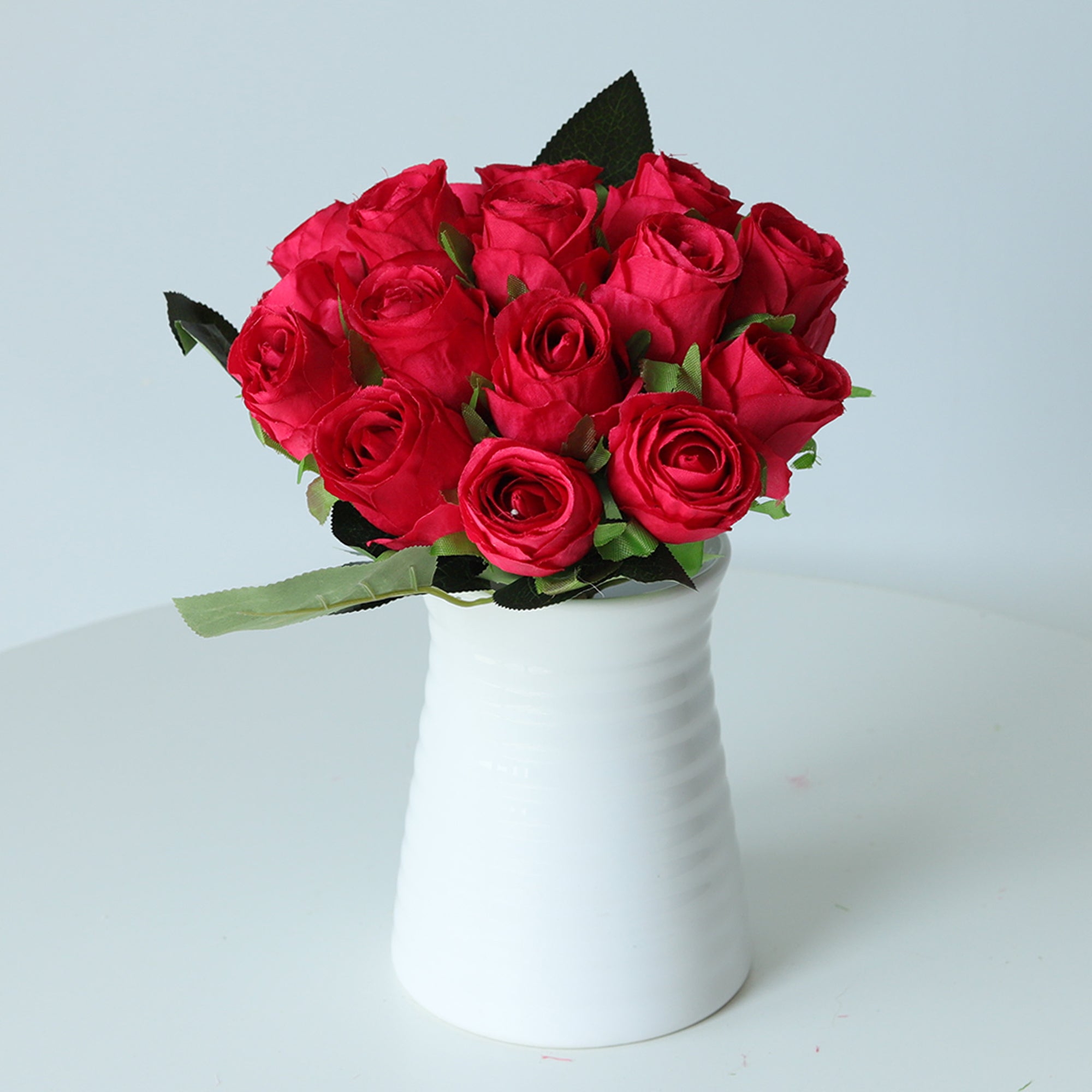 Artificial Silk Rose Buds Bouquet