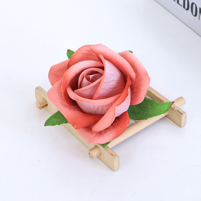 Artificial Flowers Silk Rosebud Flower Heads
