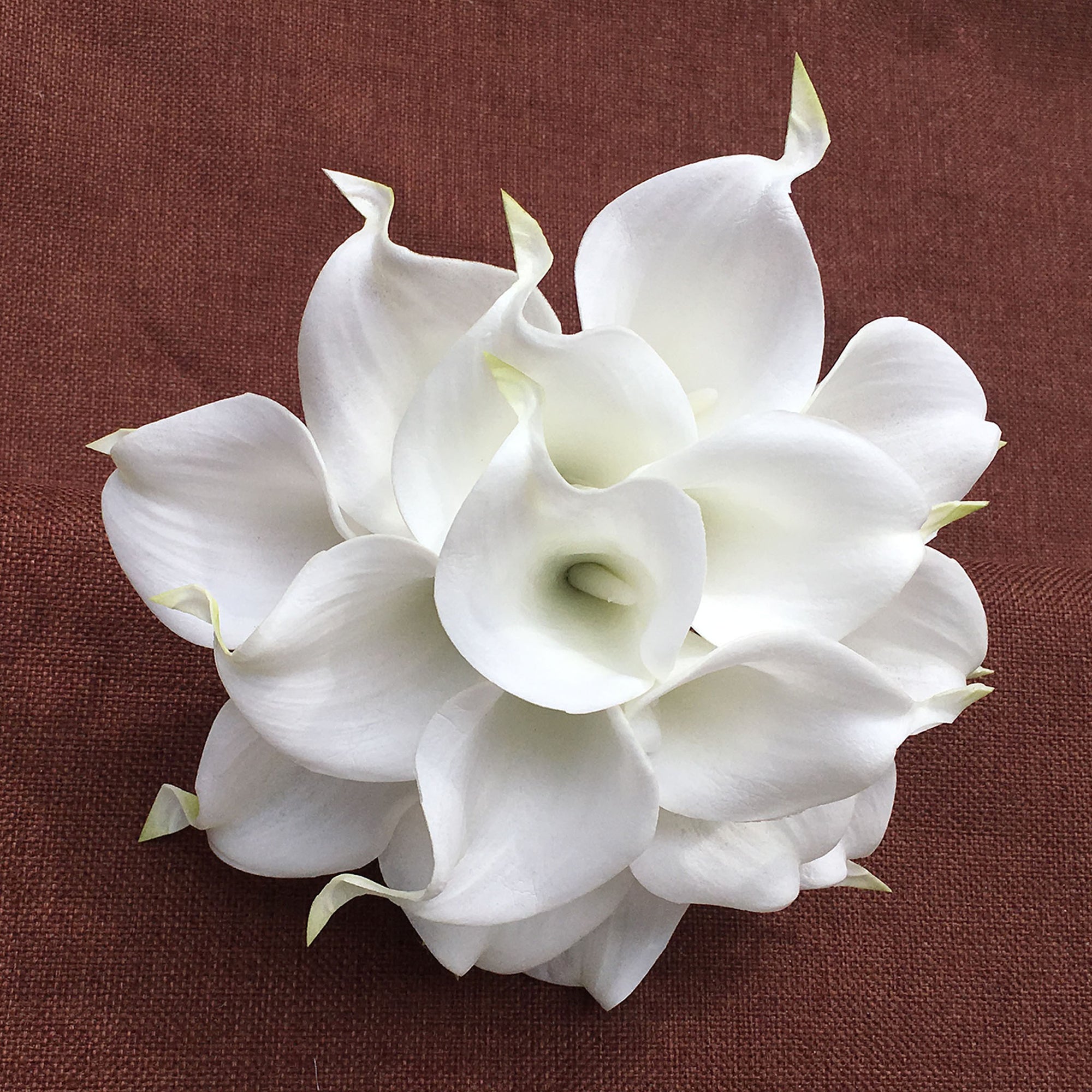 White Flower Bridal Bouquet Fake Calla Lily Bouquets