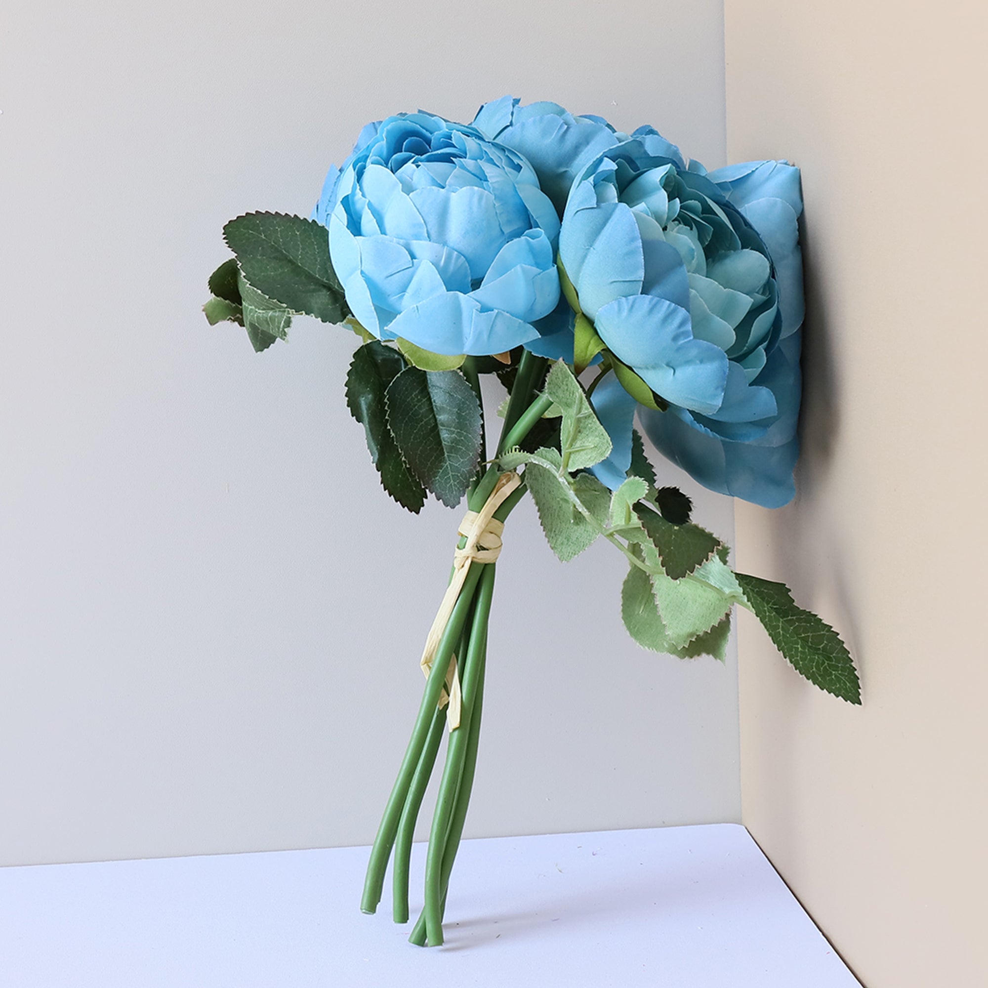 Faux Silk Peony Bouquet Artificial Flower Arrangement Wedding Centerpieces Decor