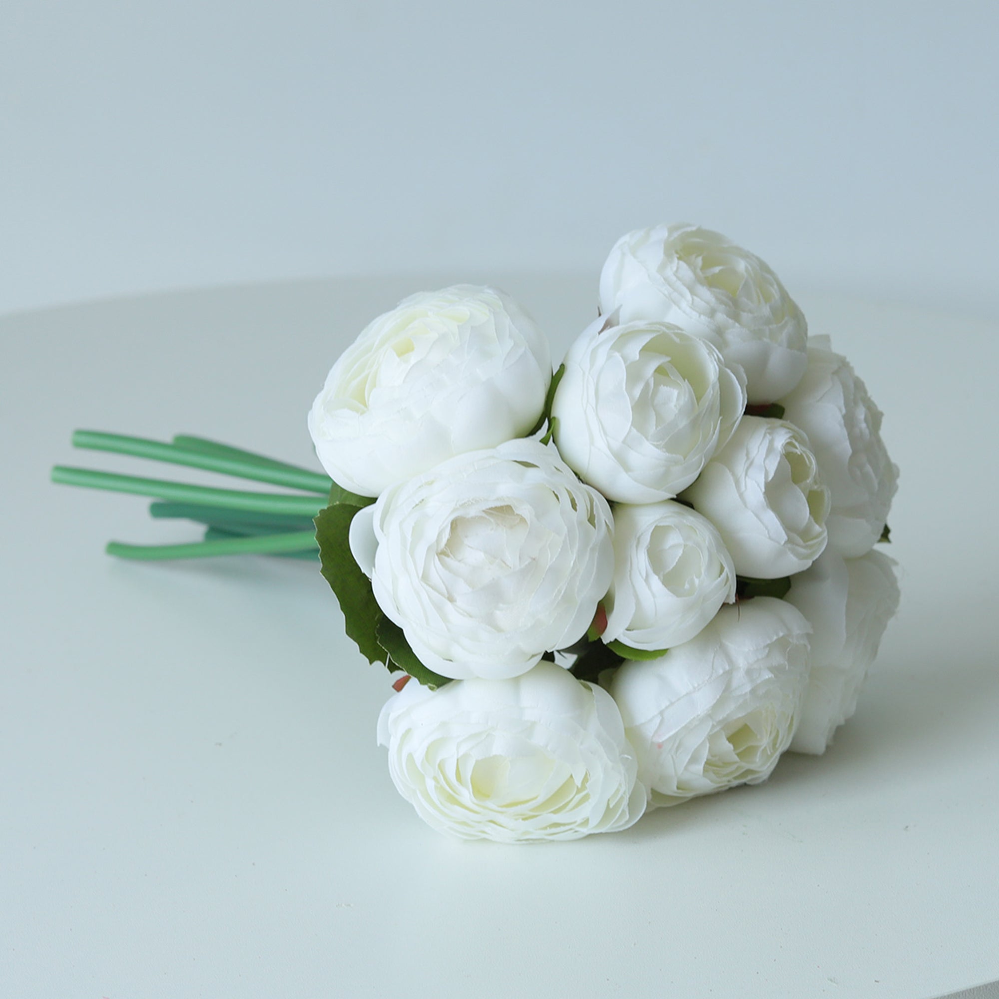 Small Silk Peony Ranunculus Flower Bouquet