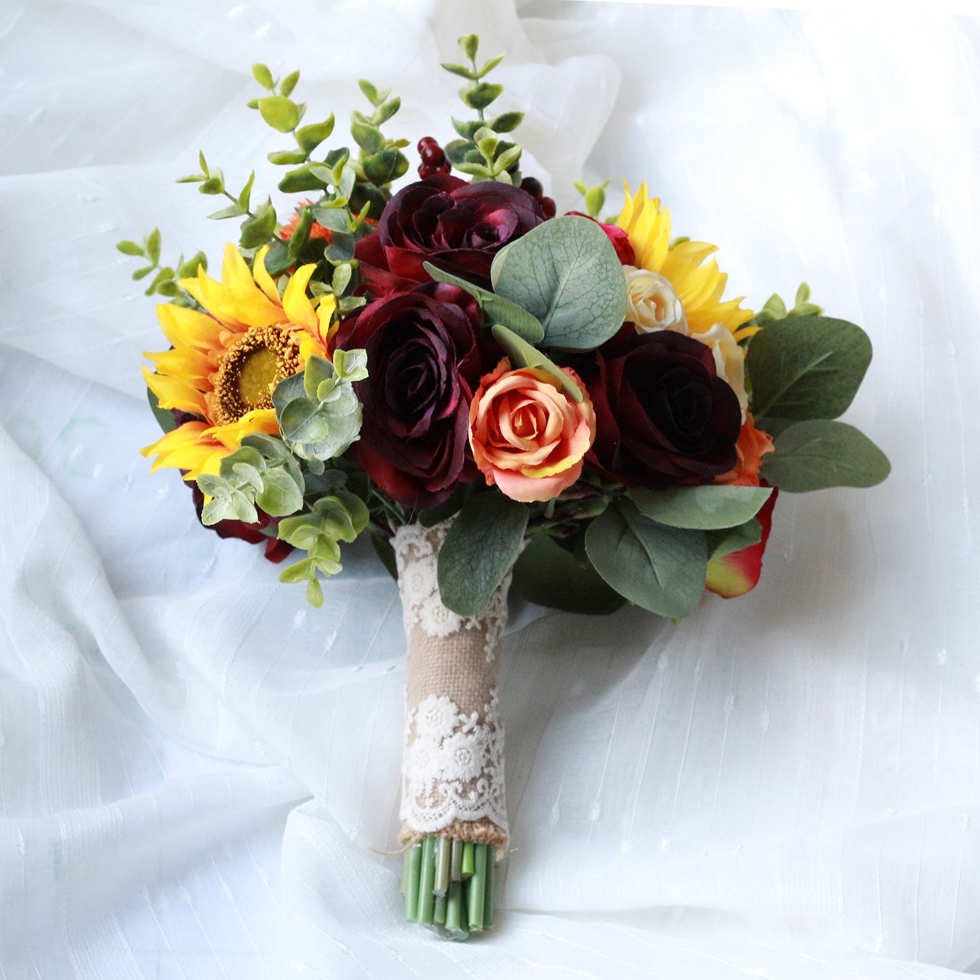 Sunflower Bridal Bouquet Rustic Fall Wedding Bouquet